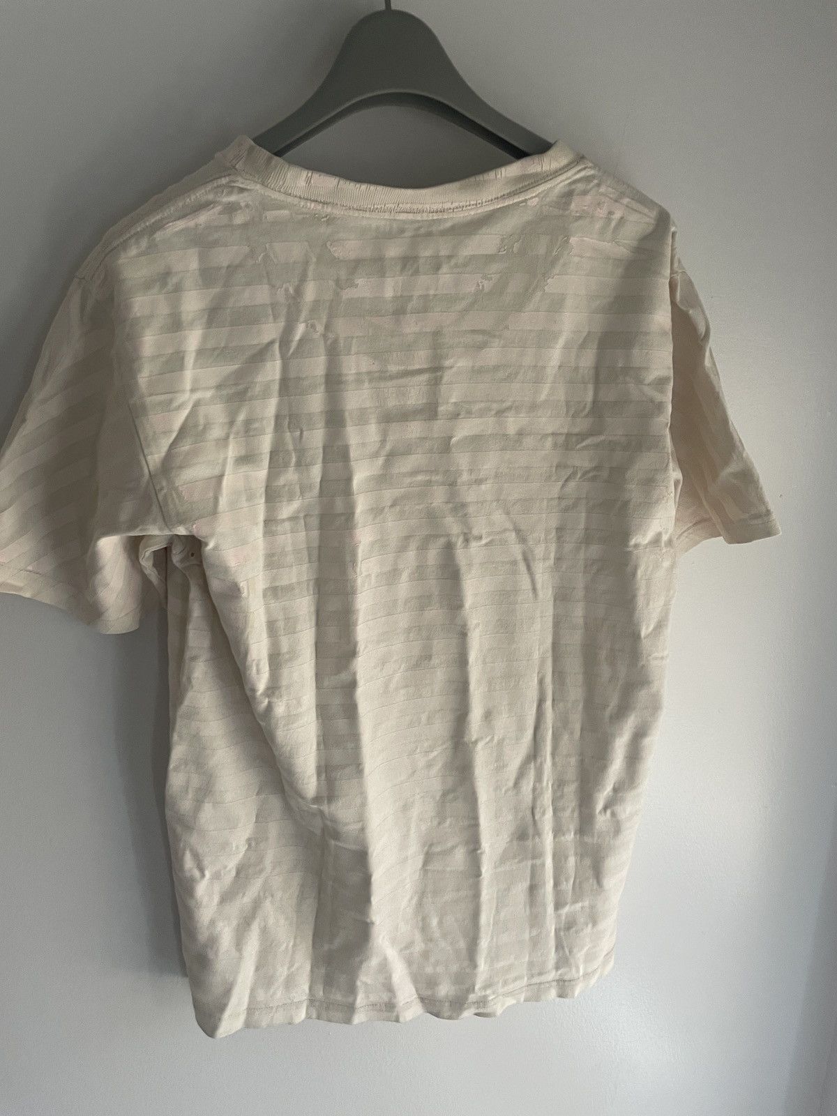 Number (N)ine S/S 2009 Striped Texture T-Shirt Size US M / EU 48-50 / 2 - 7 Thumbnail