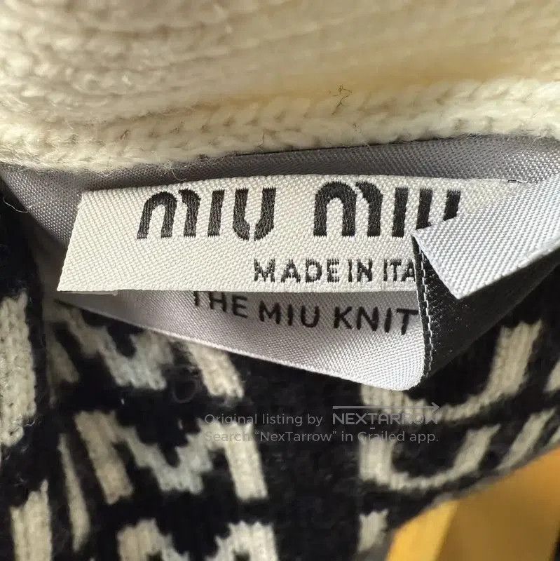 Miu Miu Miu Miu Color Block Wool Cardigan for Women . Size M / US 6-8 / IT 42-44 - 3 Thumbnail