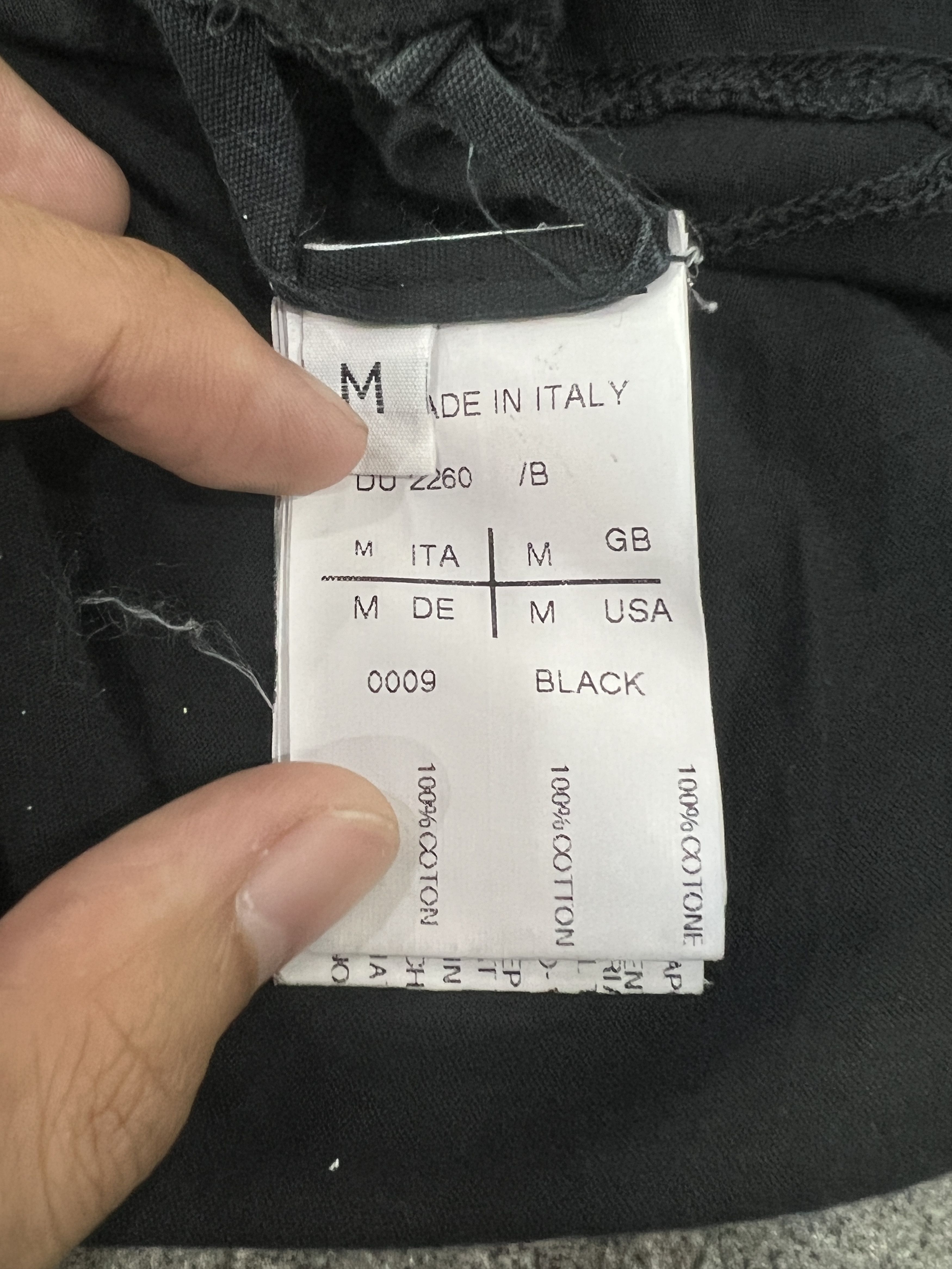 Rick Owens Drkshdw Rick Owens DRKSHDW Level Long Tee Black SS20 Size US M / EU 48-50 / 2 - 8 Thumbnail