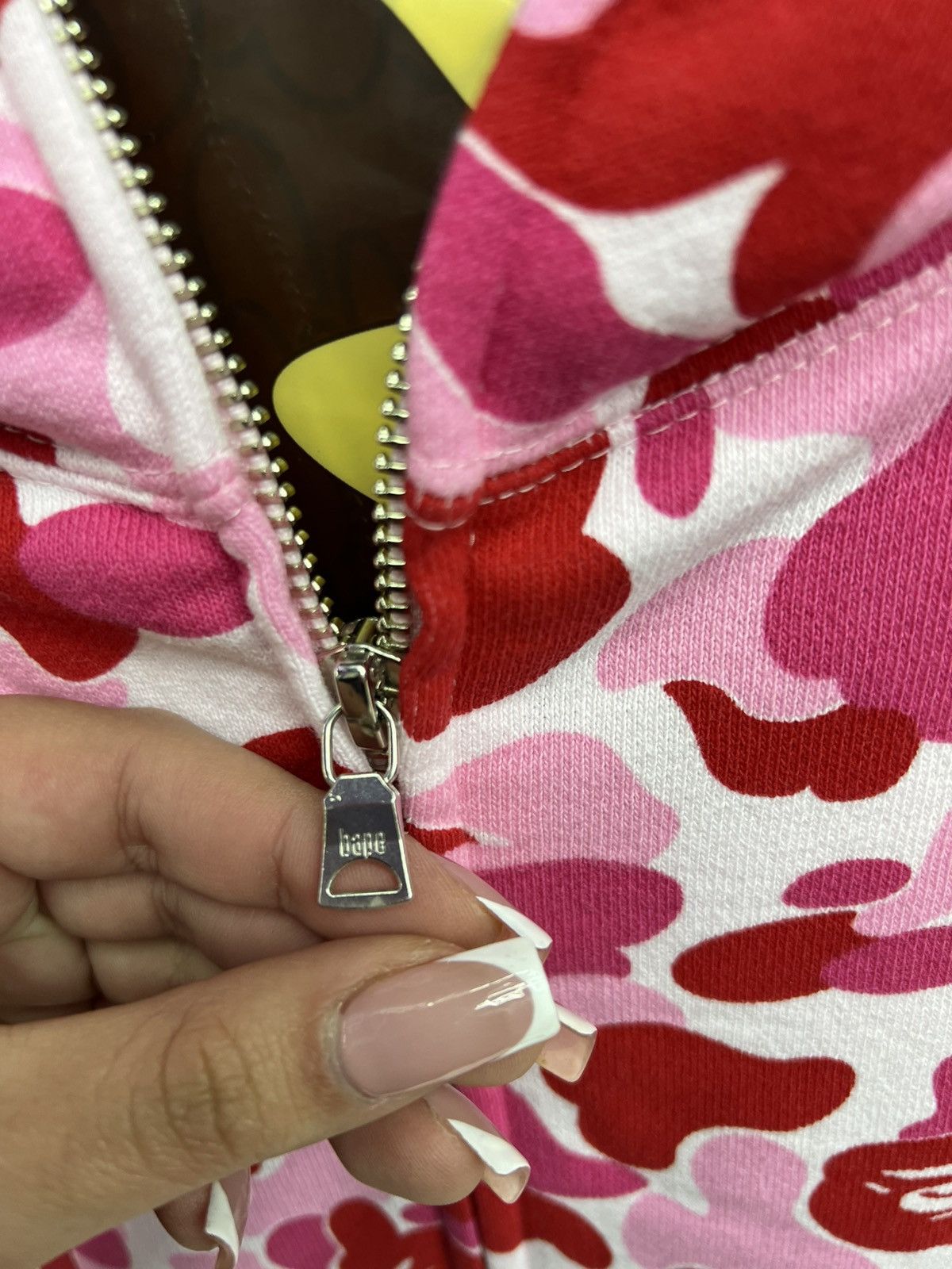 Bape Bape Pink ABC Camo Shark Fullzip Hoodje Size US XXL / EU 58 / 5 - 5 Thumbnail