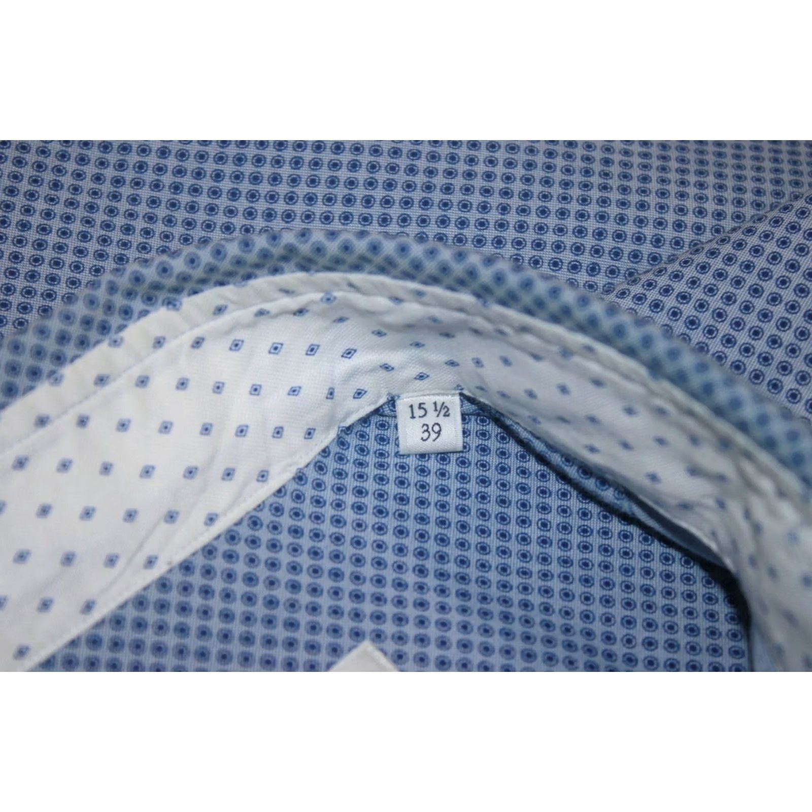 Vintage Stenstroms Slimline Shirt Blue mens Size 39 15 1/2 Size US L / EU 52-54 / 3 - 6 Thumbnail