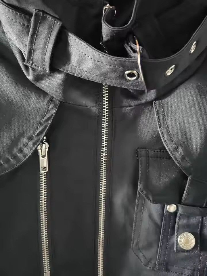 Japanese Brand Cyber-Grunge Buckle Bomber Jacket - Techwear Utility Size M / US 6-8 / IT 42-44 - 6 Thumbnail