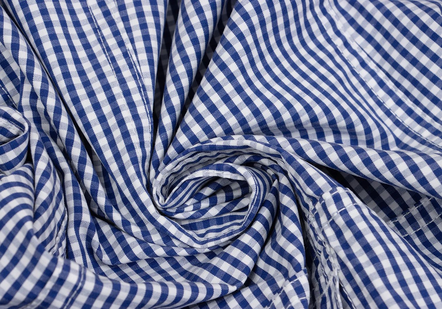 Junya Watanabe Double Button Check Shirt Jacket in Blue and White, Size S Size US S / EU 44-46 / 1 - 16 Thumbnail