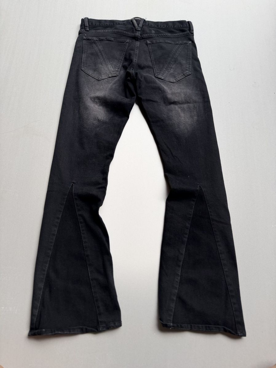 Japanese Brand Vanquish lace up flare jeans Size US 28 / EU 44 - 4 Thumbnail