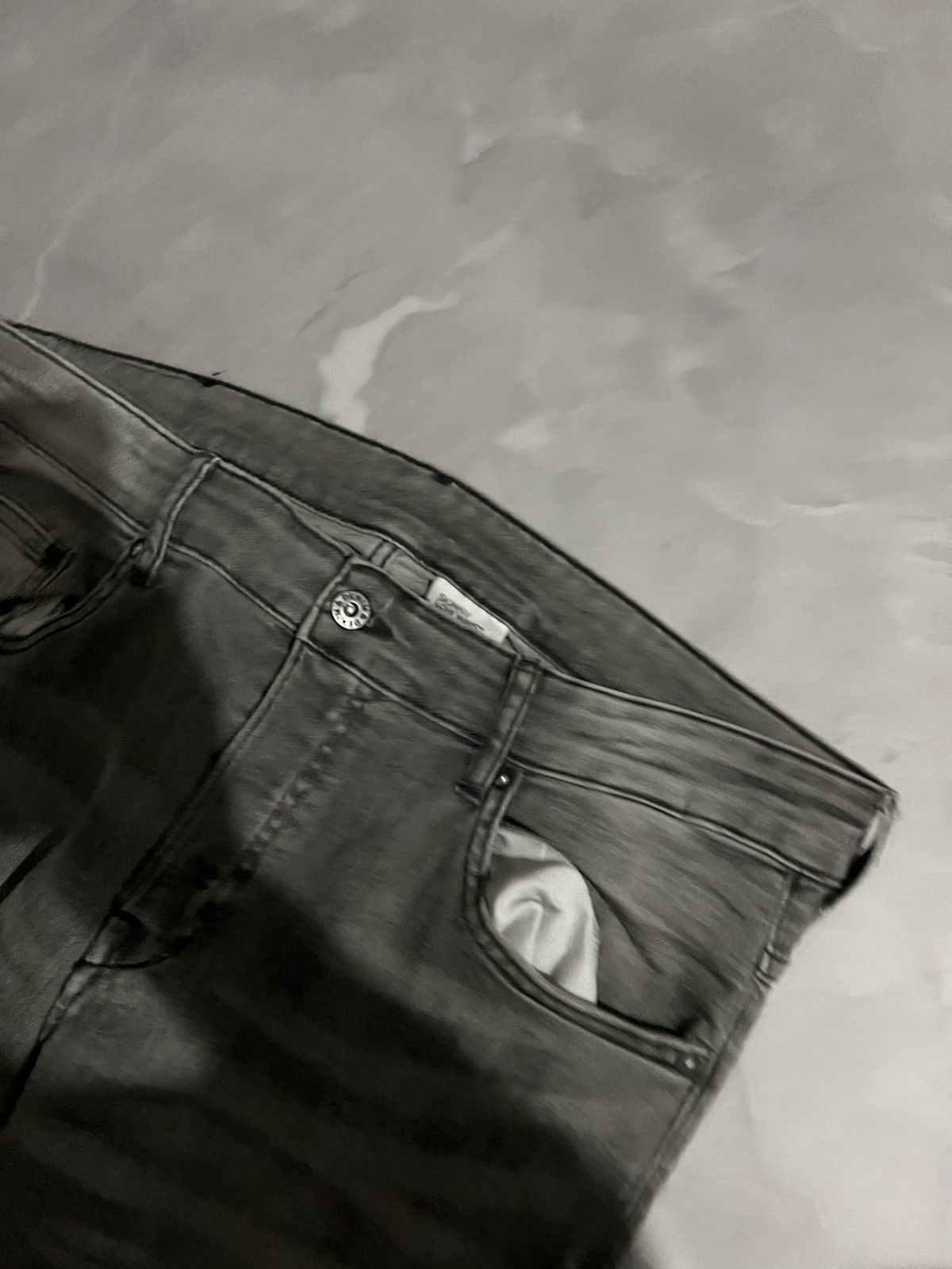 Vintage Skinny Japanese If Six Was Nine Style Jeans Faded 90 Size US 34 / EU 50 - 4 Thumbnail