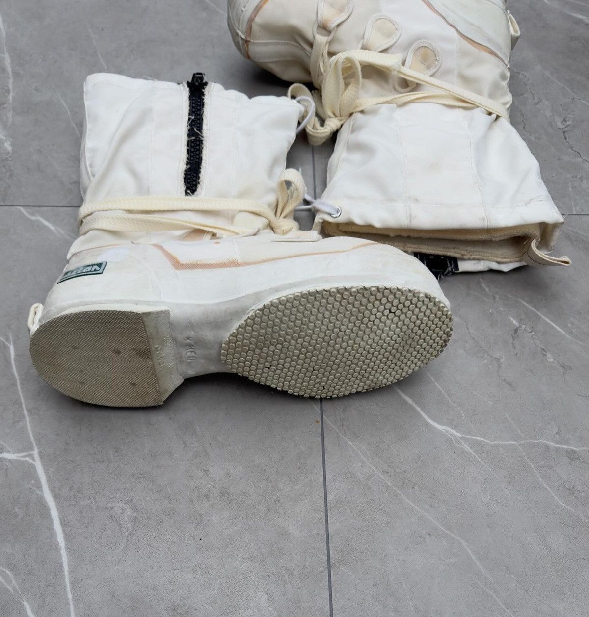 Vintage Off White Vintage Military Muk Zip Combat Boots Size US 9.5 / EU 42-43 - 12 Thumbnail