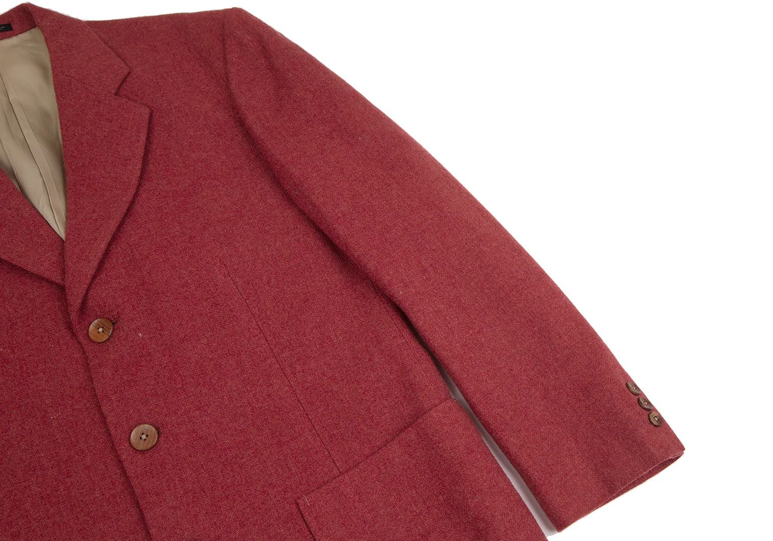 Yohji Yamamoto Yohji Yamamoto Wood Button Wool Jacket Size US M / EU 48-50 / 2 - 4 Thumbnail