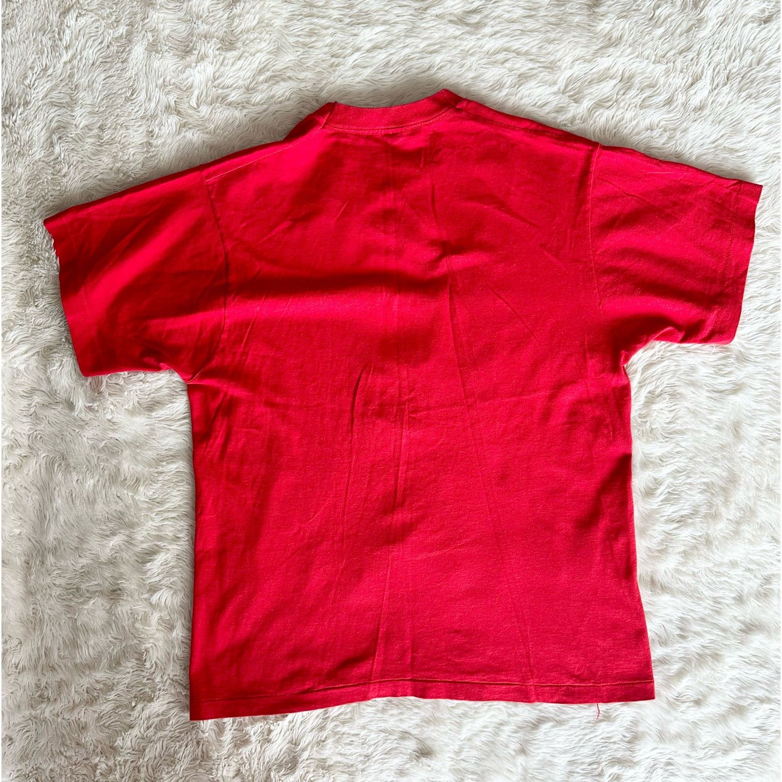 Fruit Of The Loom Vintage 1980 Single Stitch Santa Tee Shirt Men's XL Size US XL / EU 56 / 4 - 8 Thumbnail