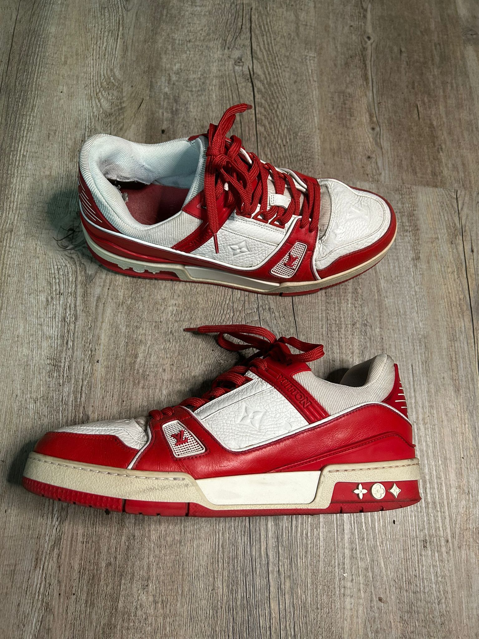 Louis Vuitton Louis Vuitton Product Red Monogram Trainer Sneaker Size US 7 / EU 40 - 1 Thumbnail