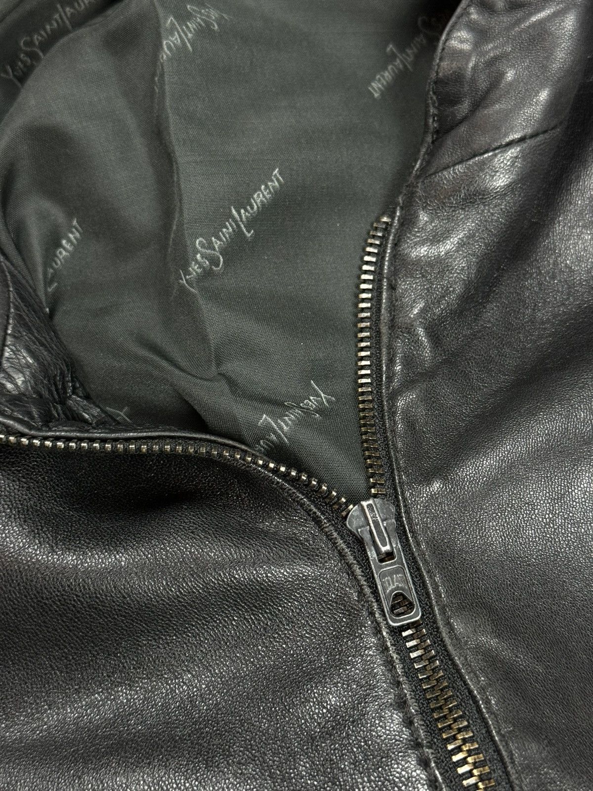 Yves Saint Laurent Vintage leather jacket Yves Saint Laurent original item Size US XL / EU 56 / 4 - 2 Thumbnail