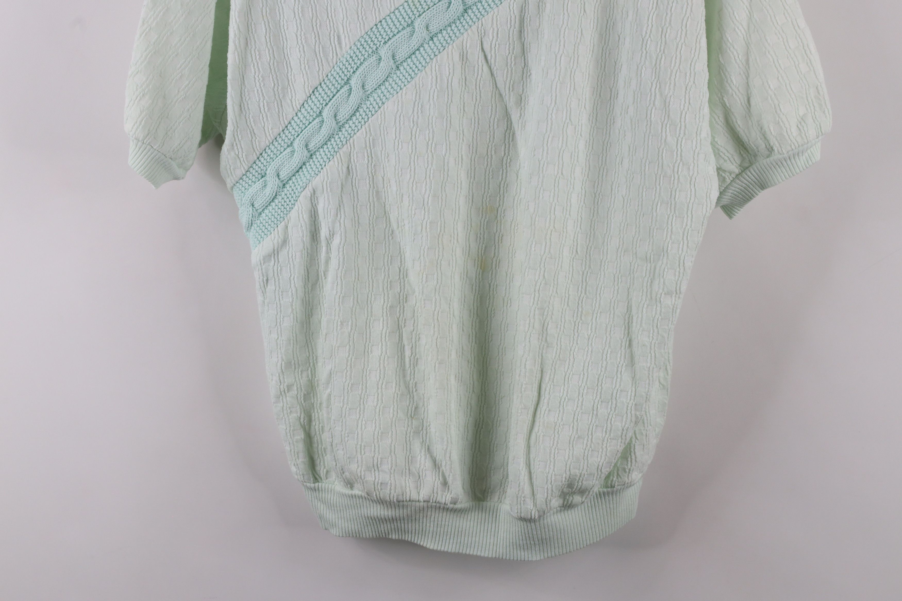 Vintage Vintage 90s Streetwear Knit Short Sleeve T-Shirt USA Size S / US 4 / IT 40 - 3 Thumbnail