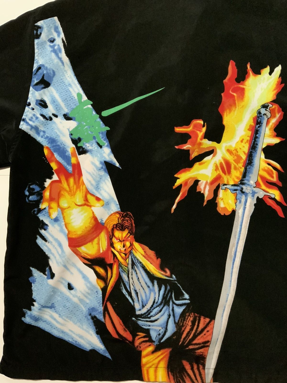 Vintage VTG 90s Y2K 2000s Anime Manga Street Fighter Sword Shirt Size US XL / EU 56 / 4 - 8 Thumbnail