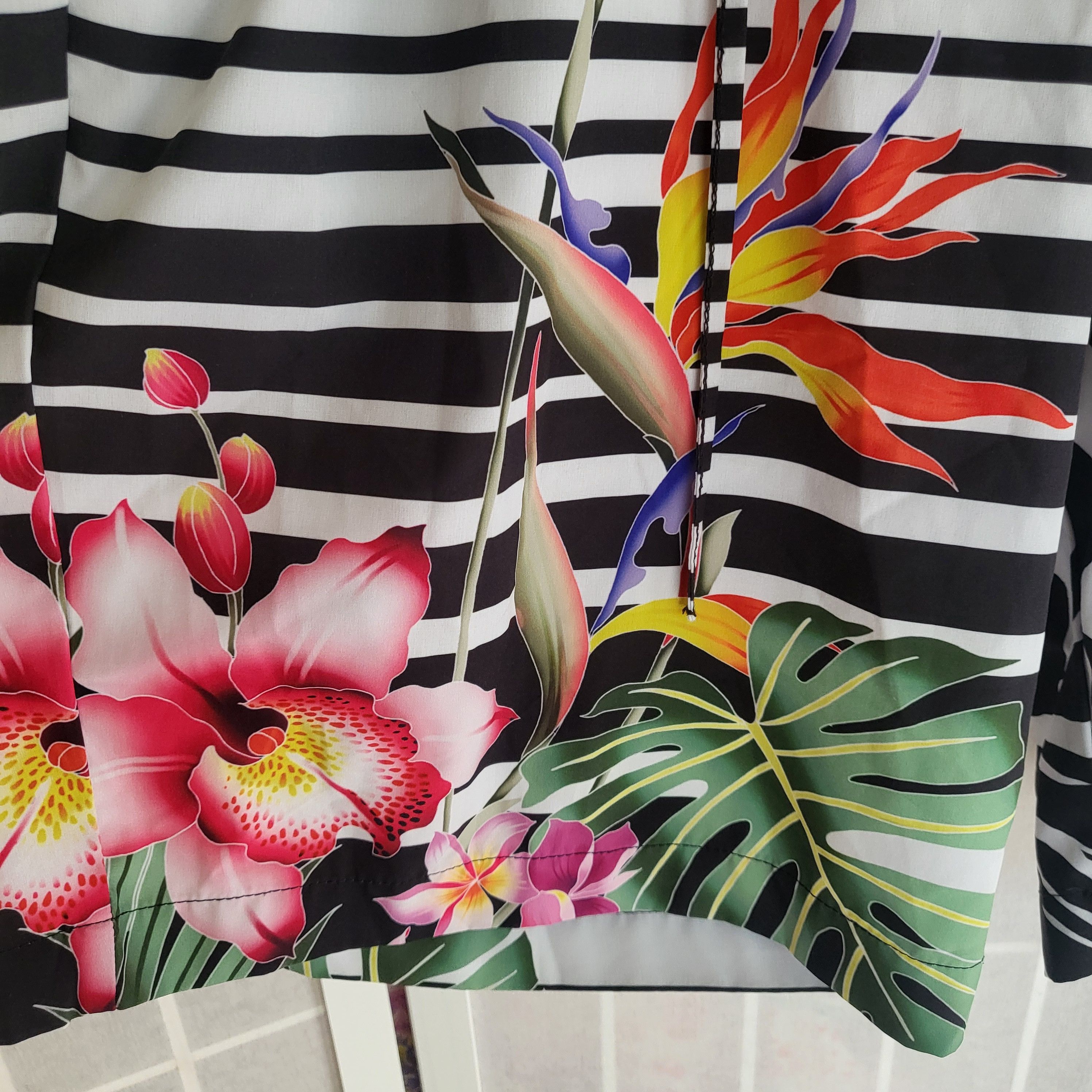 Robert Graham Peter Graham Tropical Zebra Print Swim Shorts Sz 36 Size US 36 / EU 52 - 2 Thumbnail