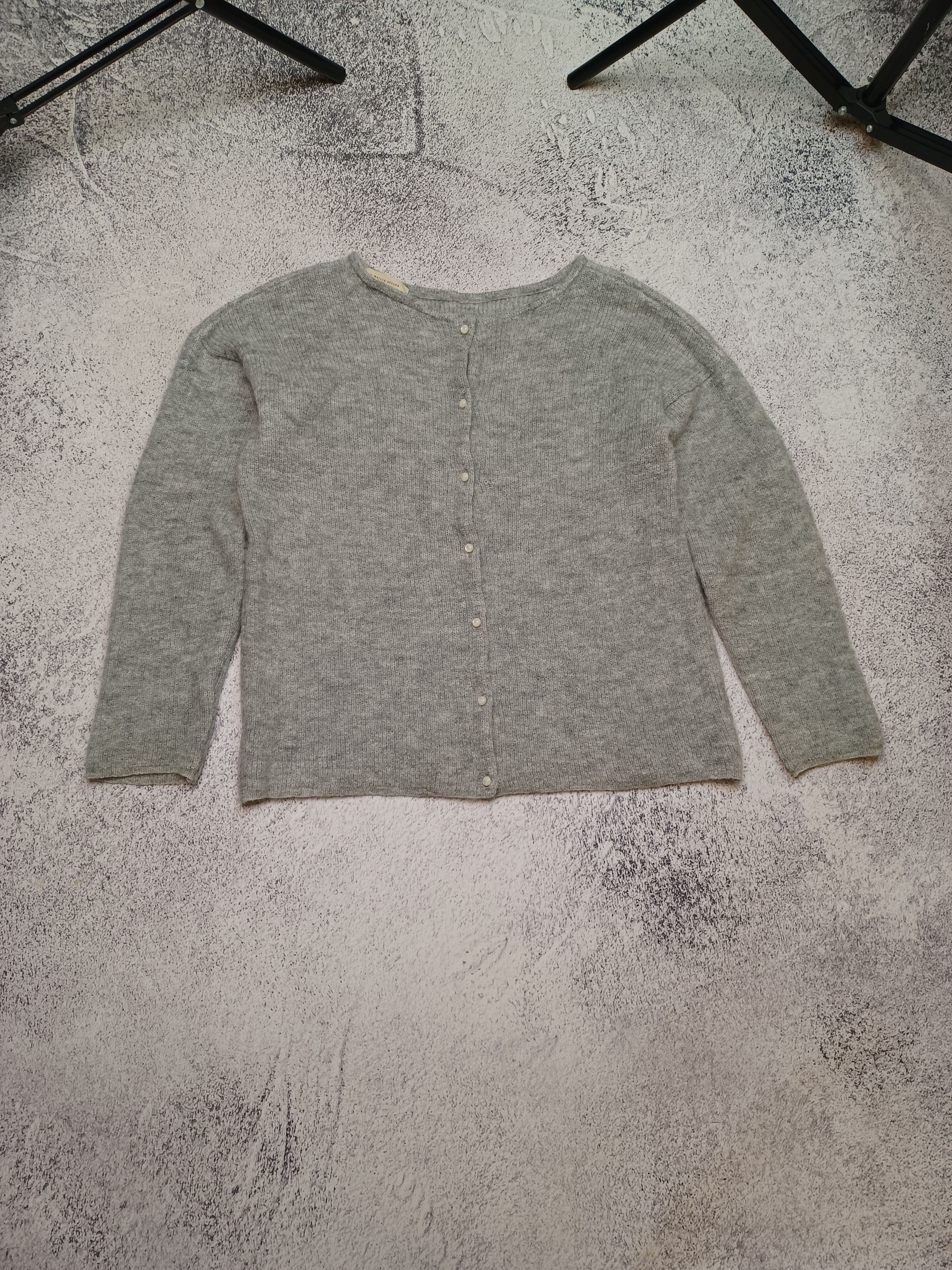 Sezane Sézane “La Maille” Grey Knit Cardigan – Size S Size S / US 4 / IT 40 - 3 Thumbnail