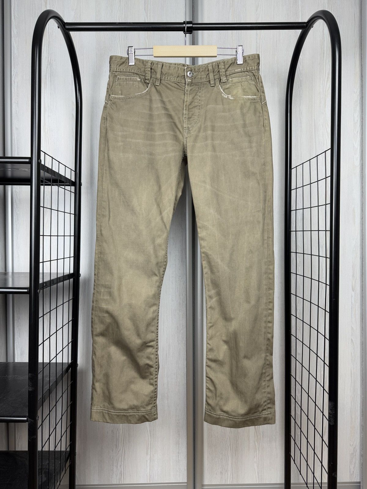 Dolce & Gabbana Magic Regular Straight Leg khaki beige jeans