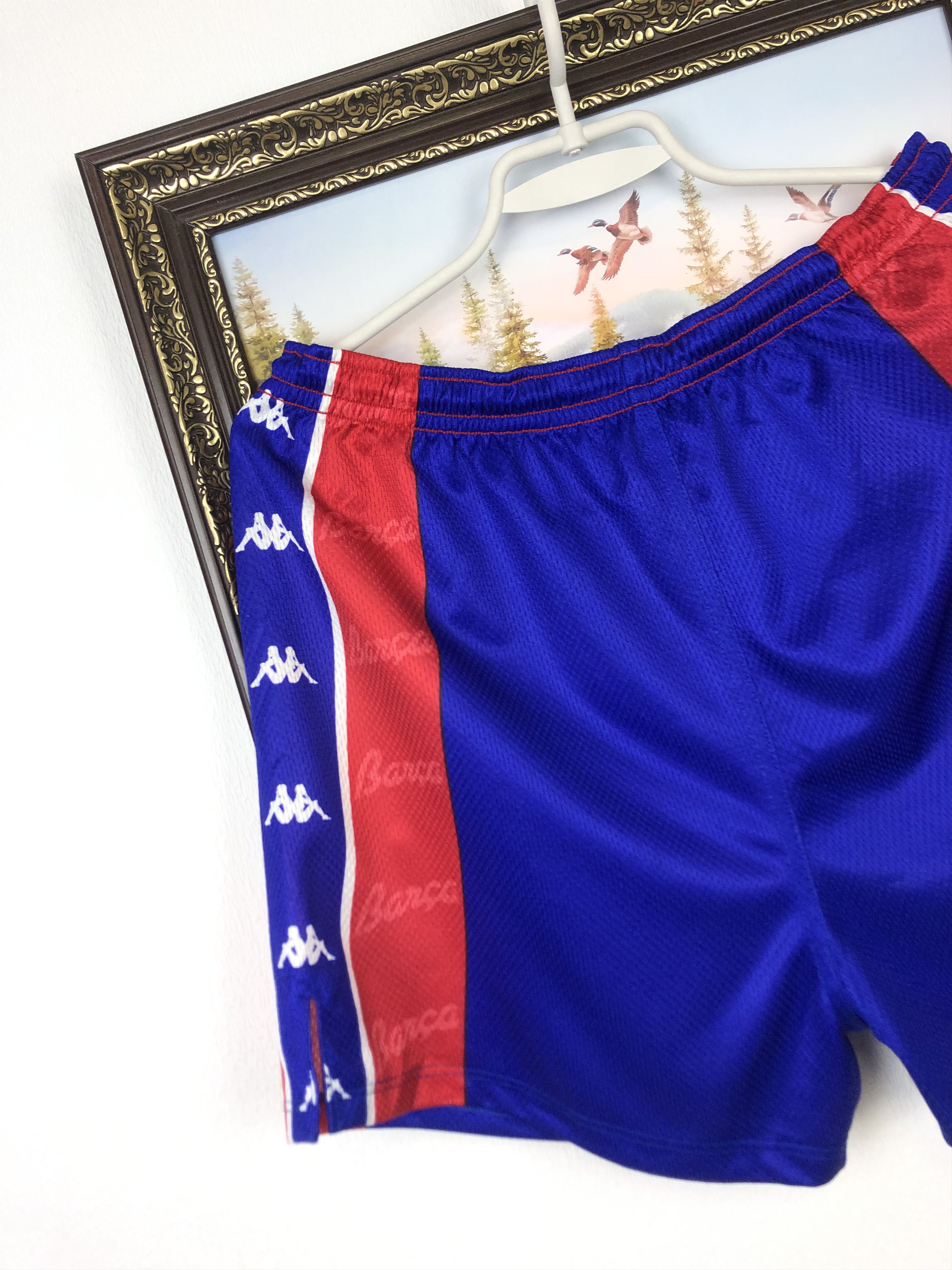 Kappa Vintage Kappa FC Barcelona Football Shorts Soccer Blue S/M Size US 32 / EU 48 - 3 Thumbnail