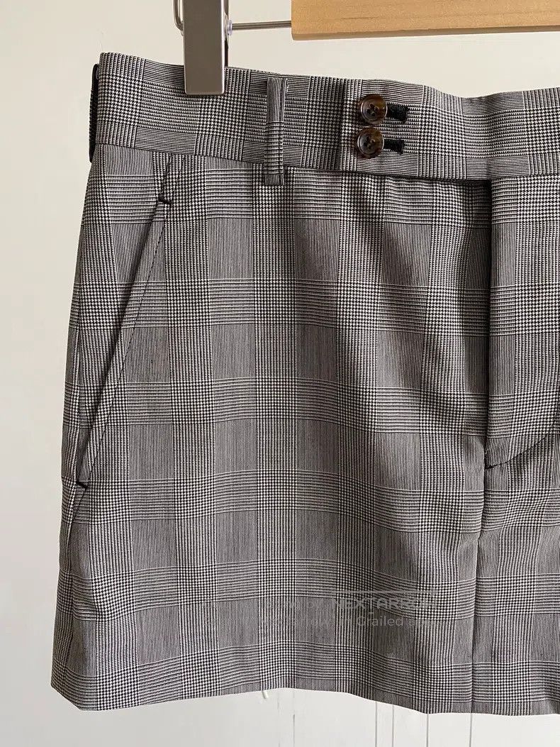 Comme des Garcons Comme Des Garcons size XS Plaid Wool Mini Skirt Size 23" - 3 Thumbnail
