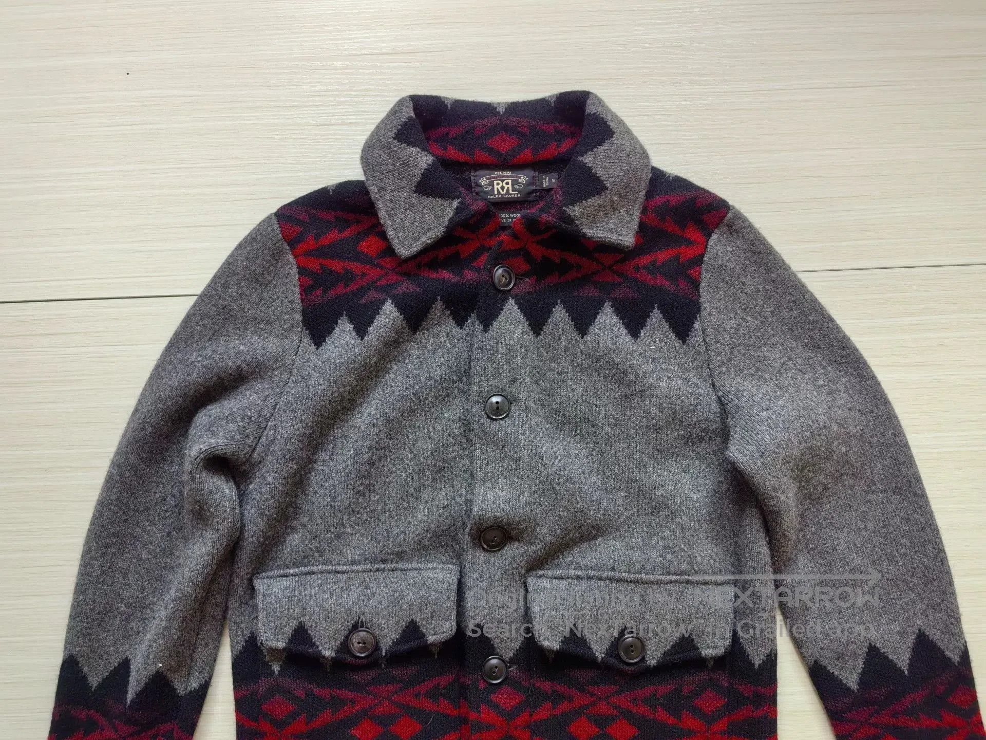 RRL Ralph Lauren rrl double rl vintage indian wool cardigan. Size US S / EU 44-46 / 1 - 3 Thumbnail