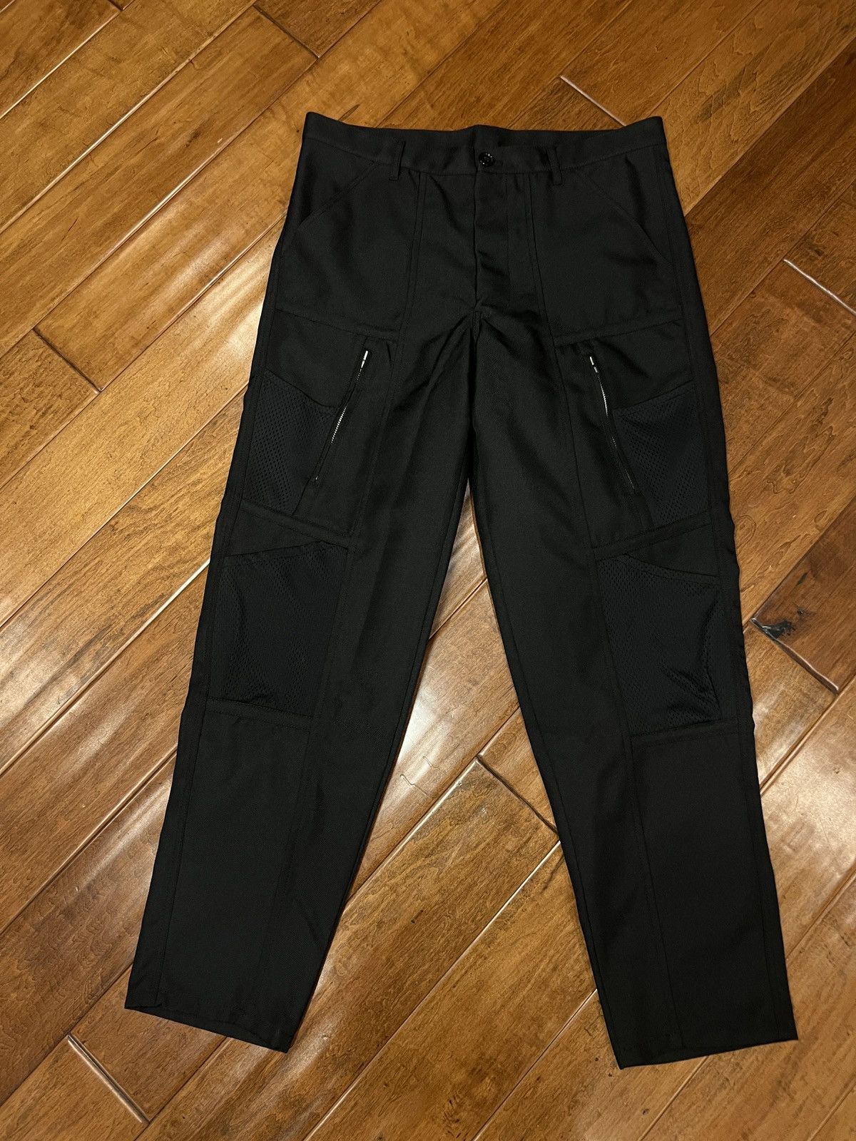 Comme Des Garçons Shirt Cargo Pants With Zipper