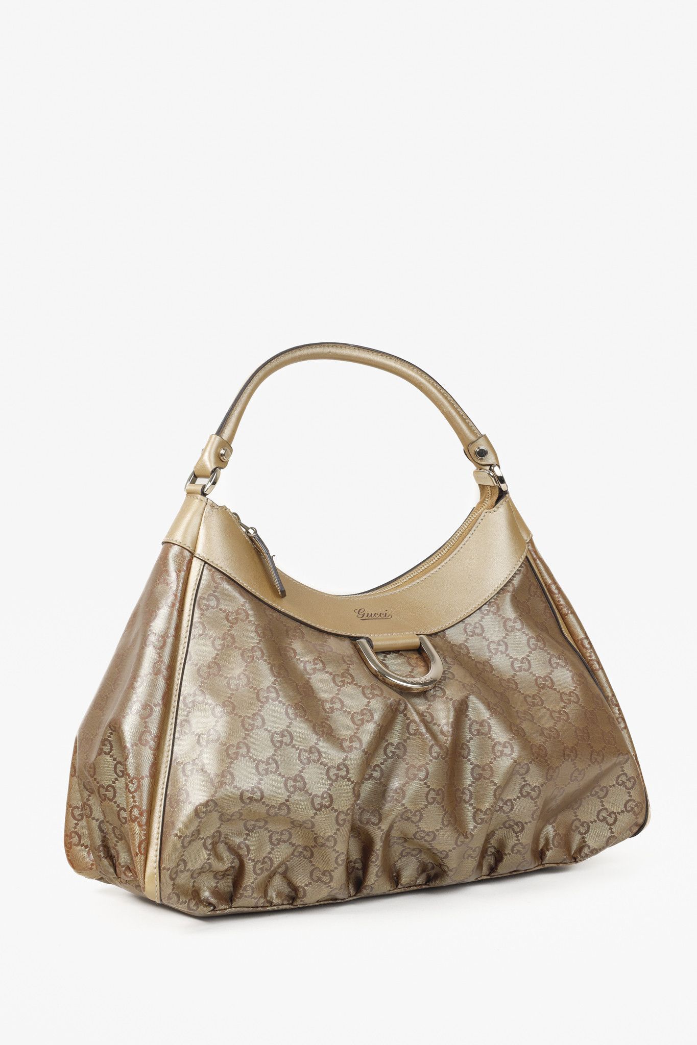 Gucci Gucci 2000s Style Metallic GG Crystal Abbey D-Ring Bag Size ONE SIZE - 2 Thumbnail