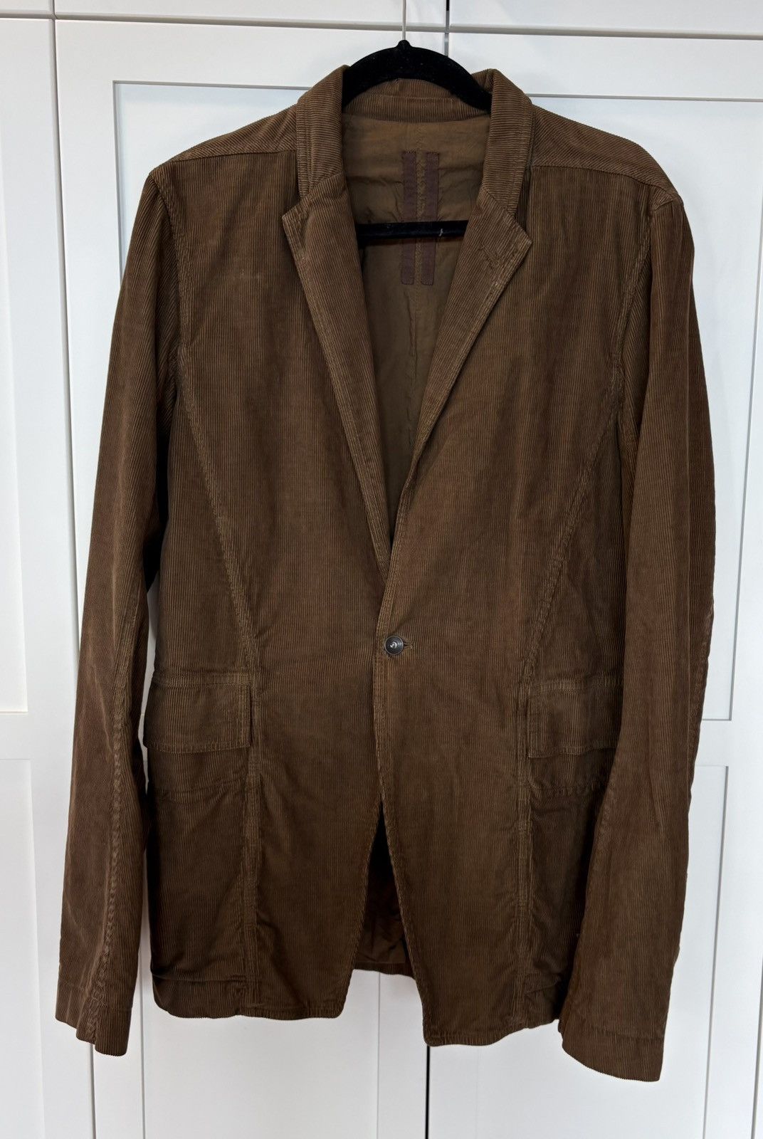 Rick Owens Drkshdw Corduroy blazer Size US M / EU 48-50 / 2 - 1 Thumbnail