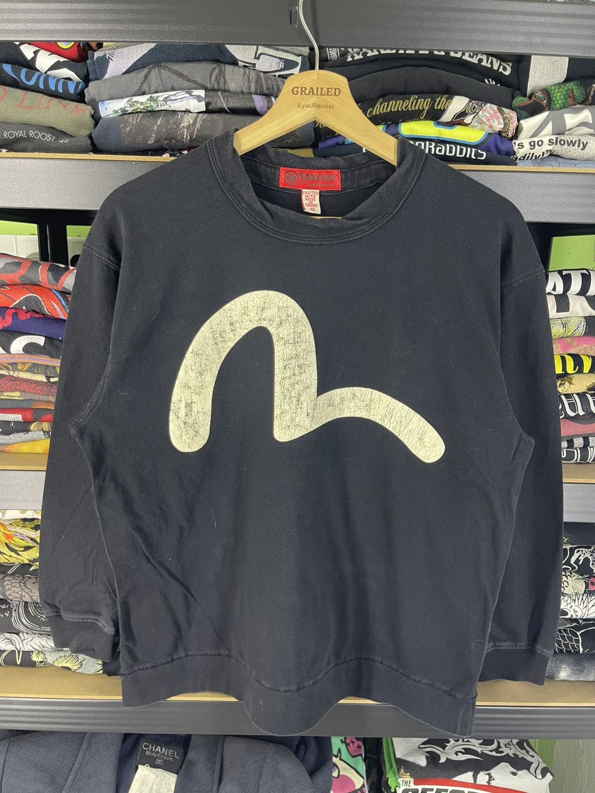 Evisu Vintage Evisu Seagull Logo Sweatshirt Size US XXS / EU 40 - 1 Thumbnail