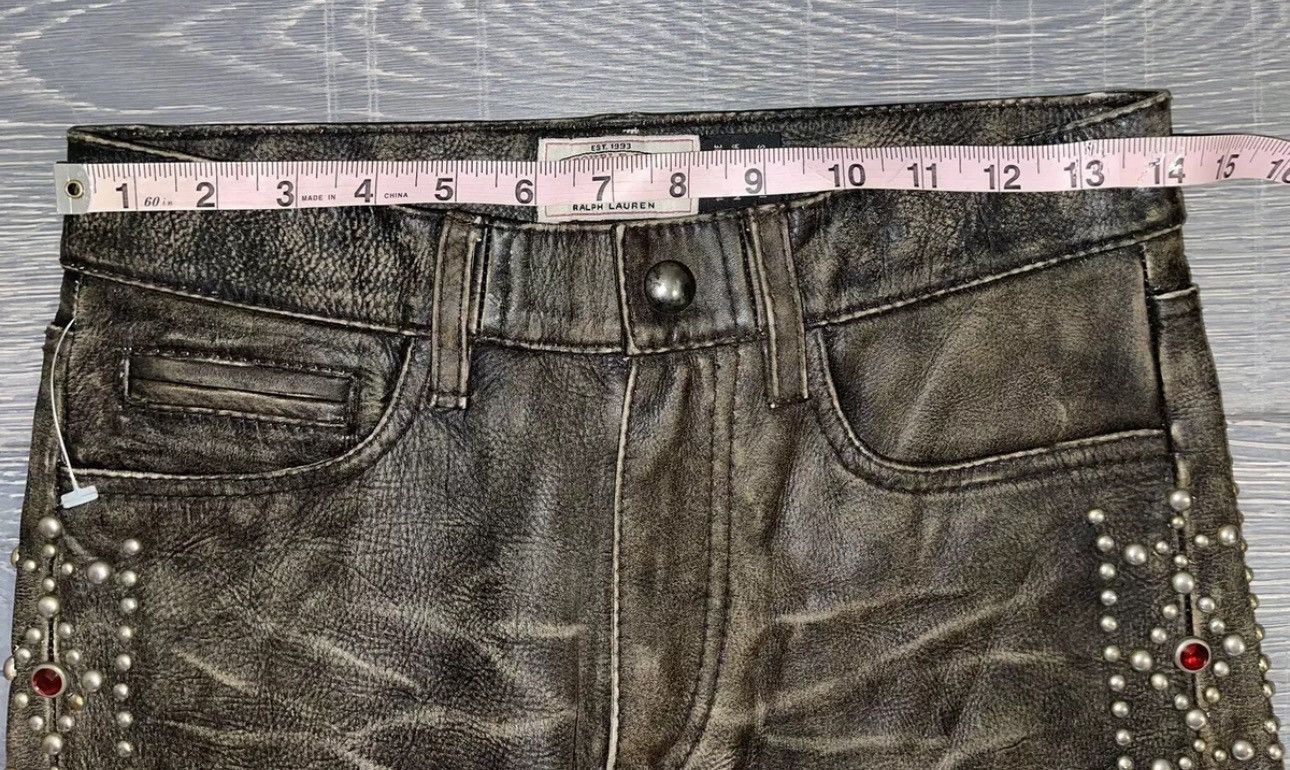 RRL Ralph Lauren Rare Vintage 2008 RRL Ralph Lauren Western Leather Size US 28 / EU 44 - 8 Thumbnail