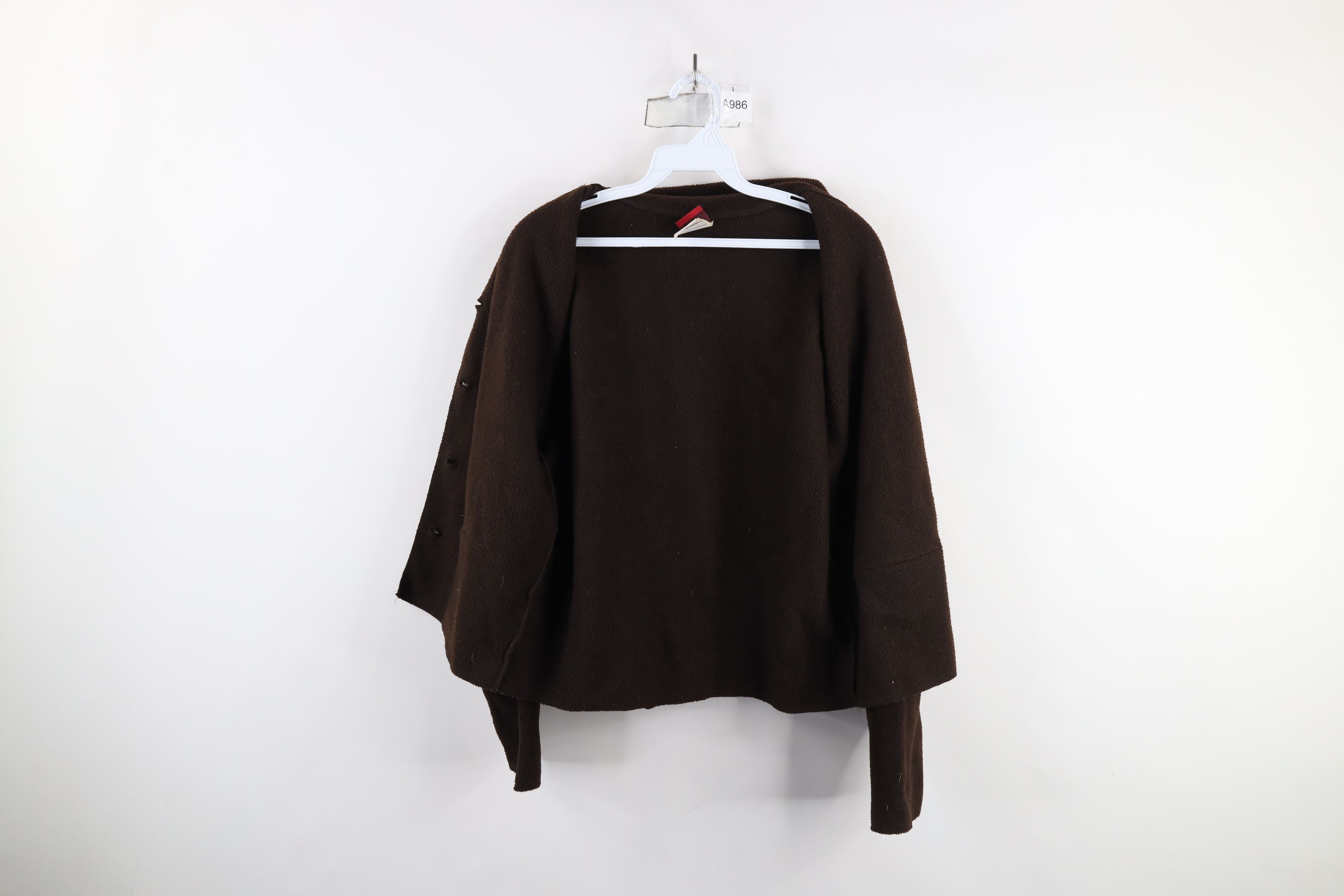 Vintage Vintage 90s Streetwear Fleece Button Cardigan Sweater Jacket Size L / US 10 / IT 46 - 8 Thumbnail