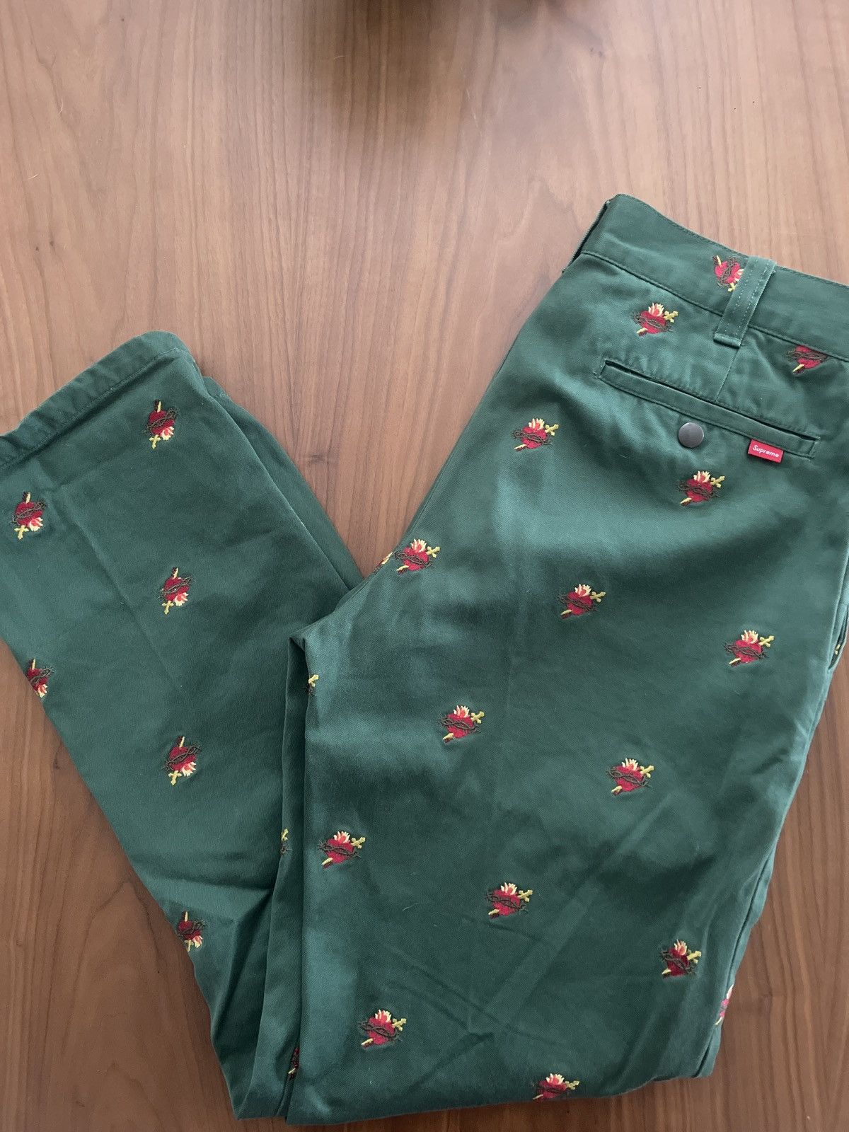 Supreme Supreme Burning heart pants Size US 30 / EU 46 - 2 Thumbnail
