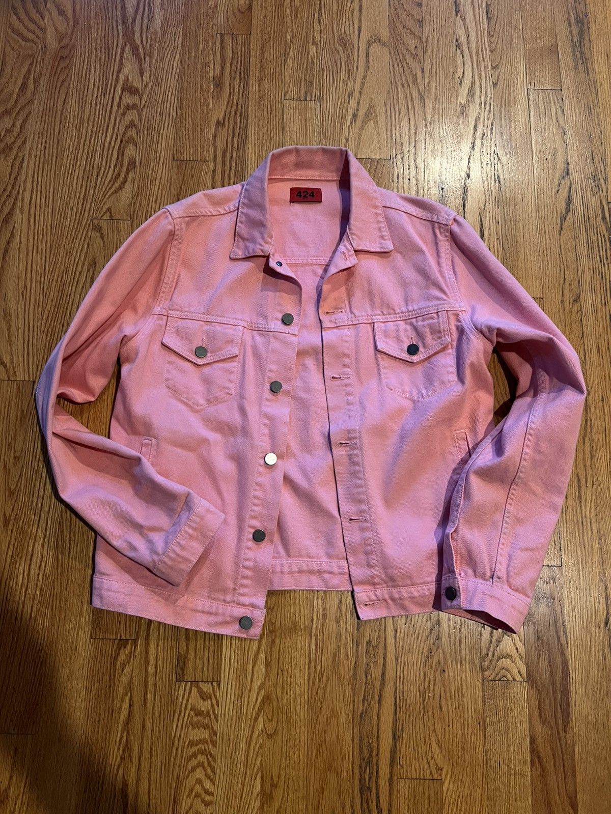 424 424 FOURTWOFOUR 2017 pink cotton jacket FINAL DROP Size US S / EU 44-46 / 1 - 1 Thumbnail