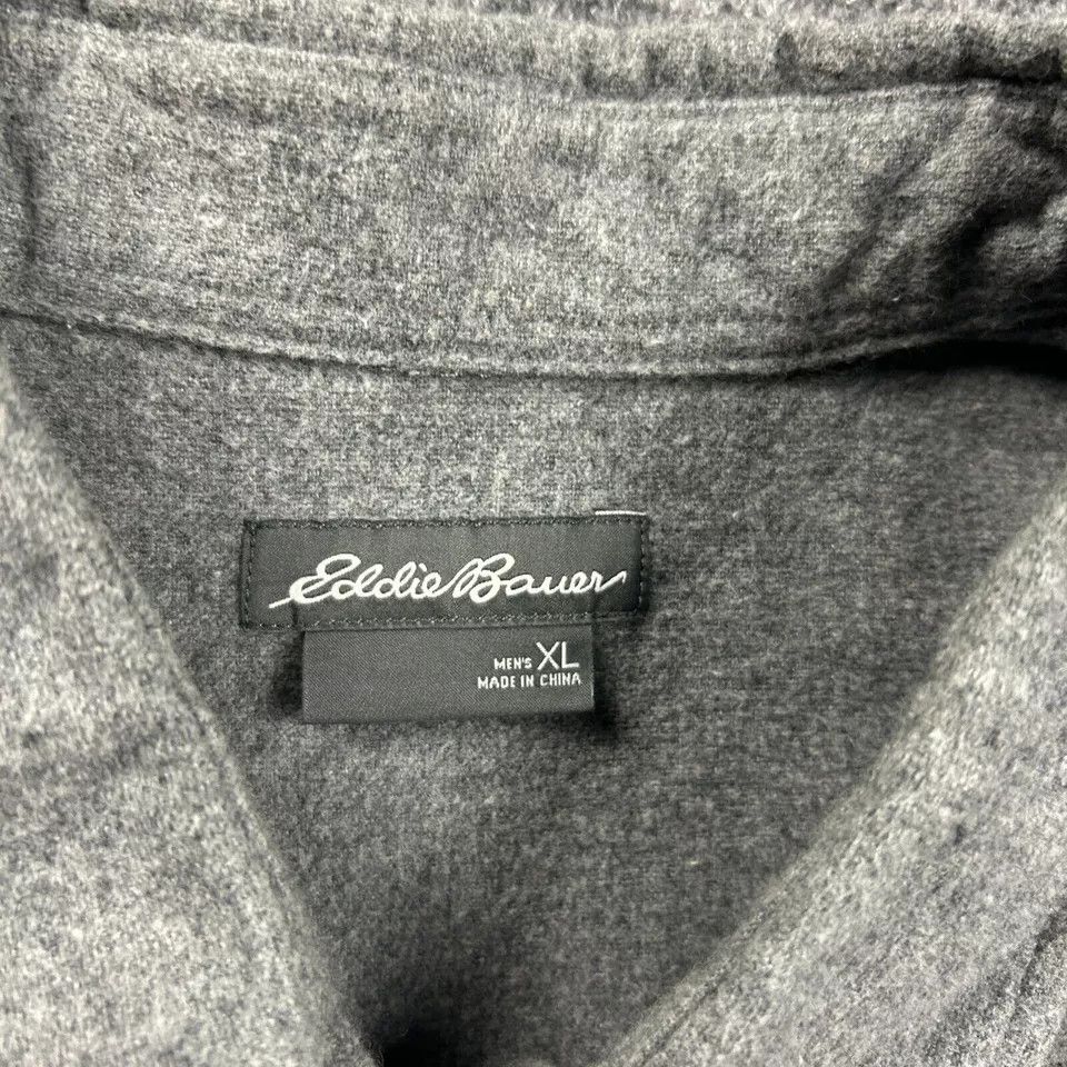 Eddie Bauer Eddie Bauer Flannel Shirt Mens Extra Large Double Pocket Size US XL / EU 56 / 4 - 3 Thumbnail