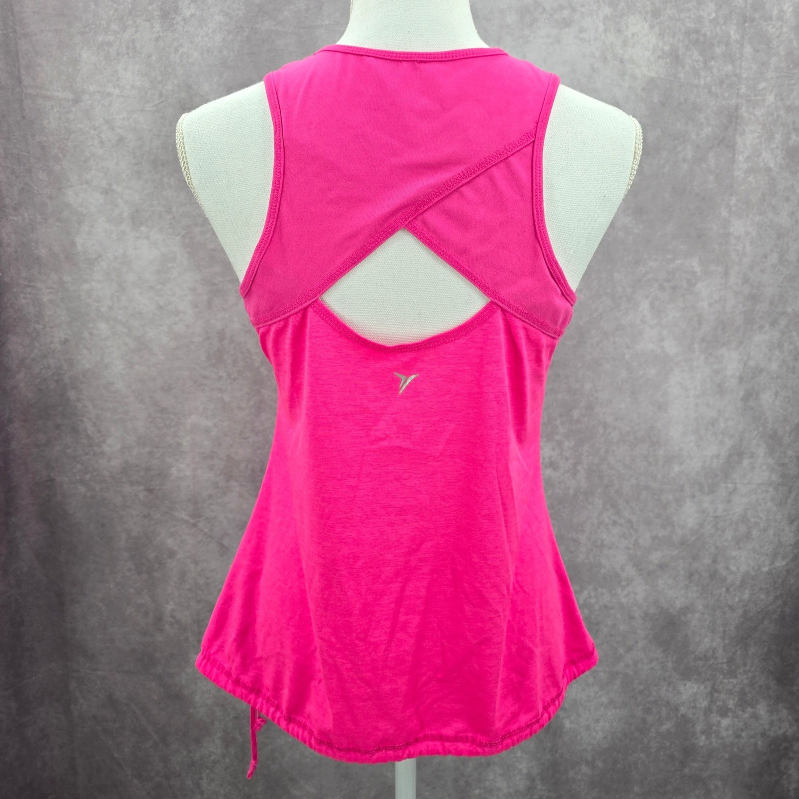 Old Navy Old Navy Active Pink Crisscross Cutout Back Tank Top Small Size S / US 4 / IT 40 - 2 Thumbnail