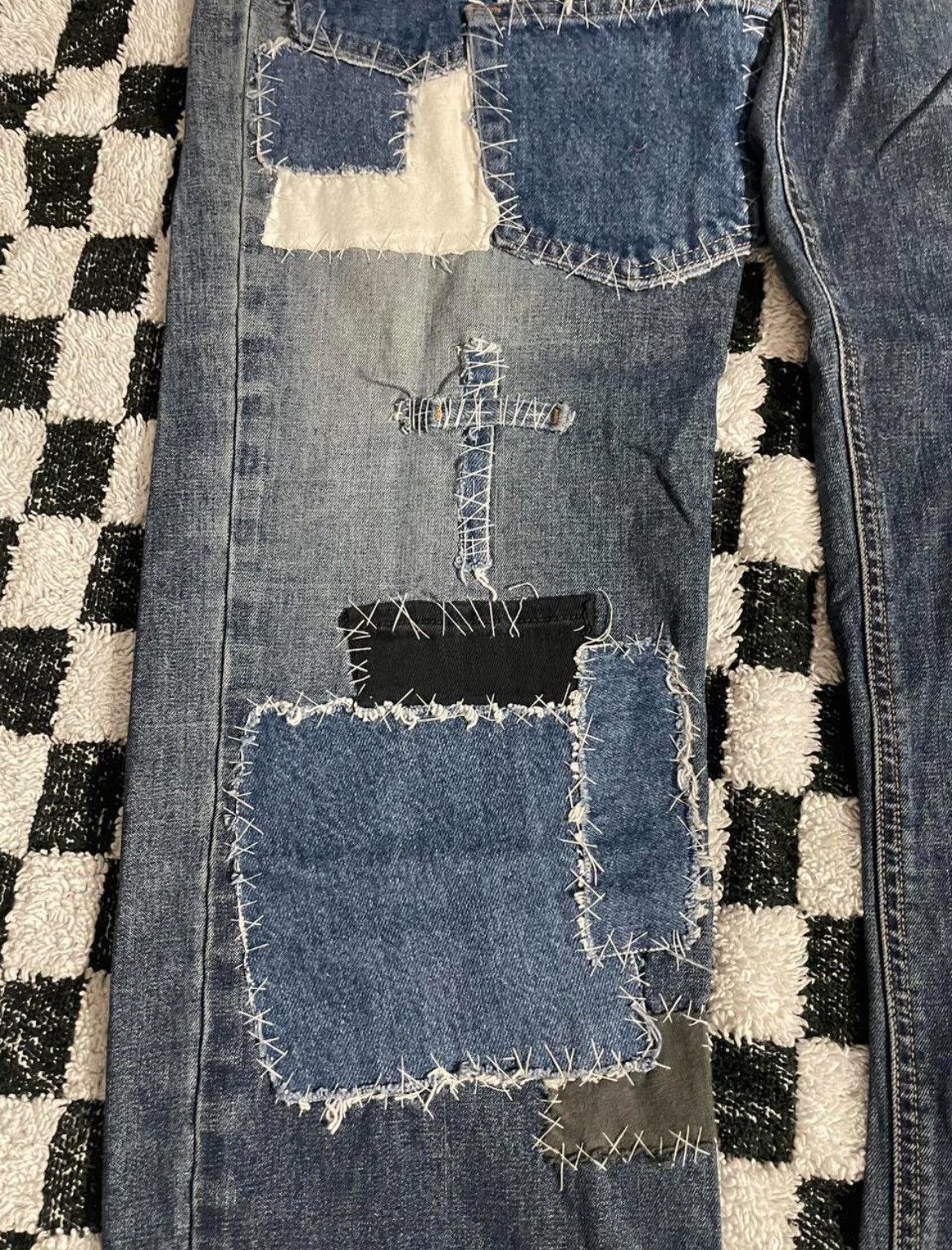 Other Pure Stuff Vintage Jeans with patches Size US 40 / EU 56 - 2 Thumbnail