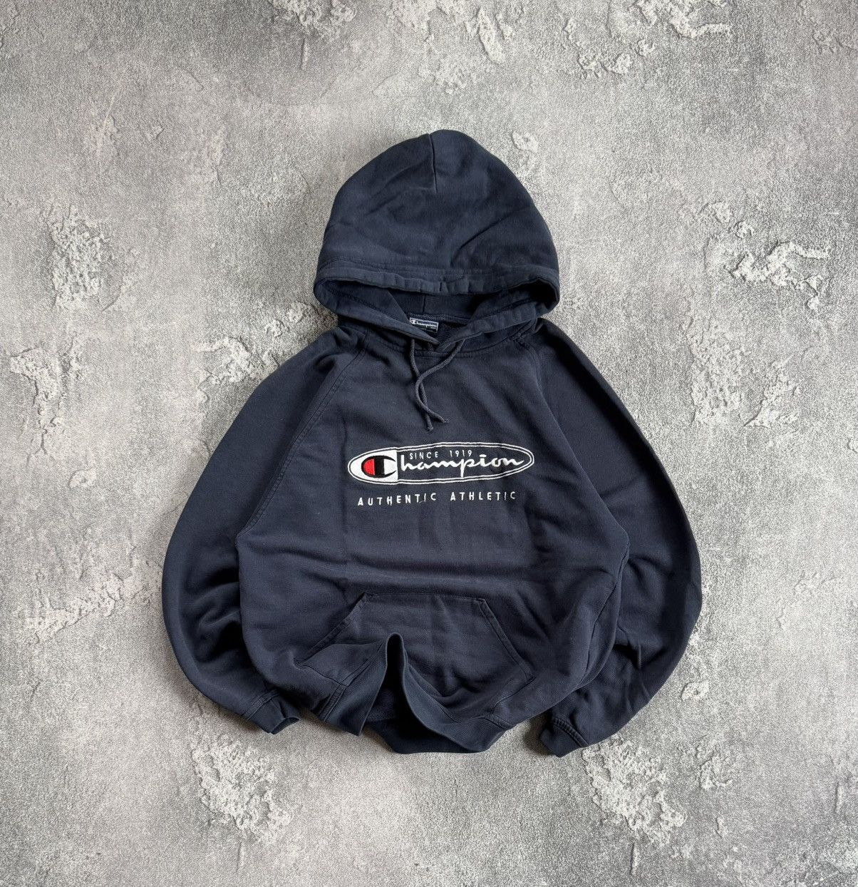 Champion × Vintage Champion S big logo vintage hoodie long sleeve sweatshirt Size US S / EU 44-46 / 1 - 1 Thumbnail