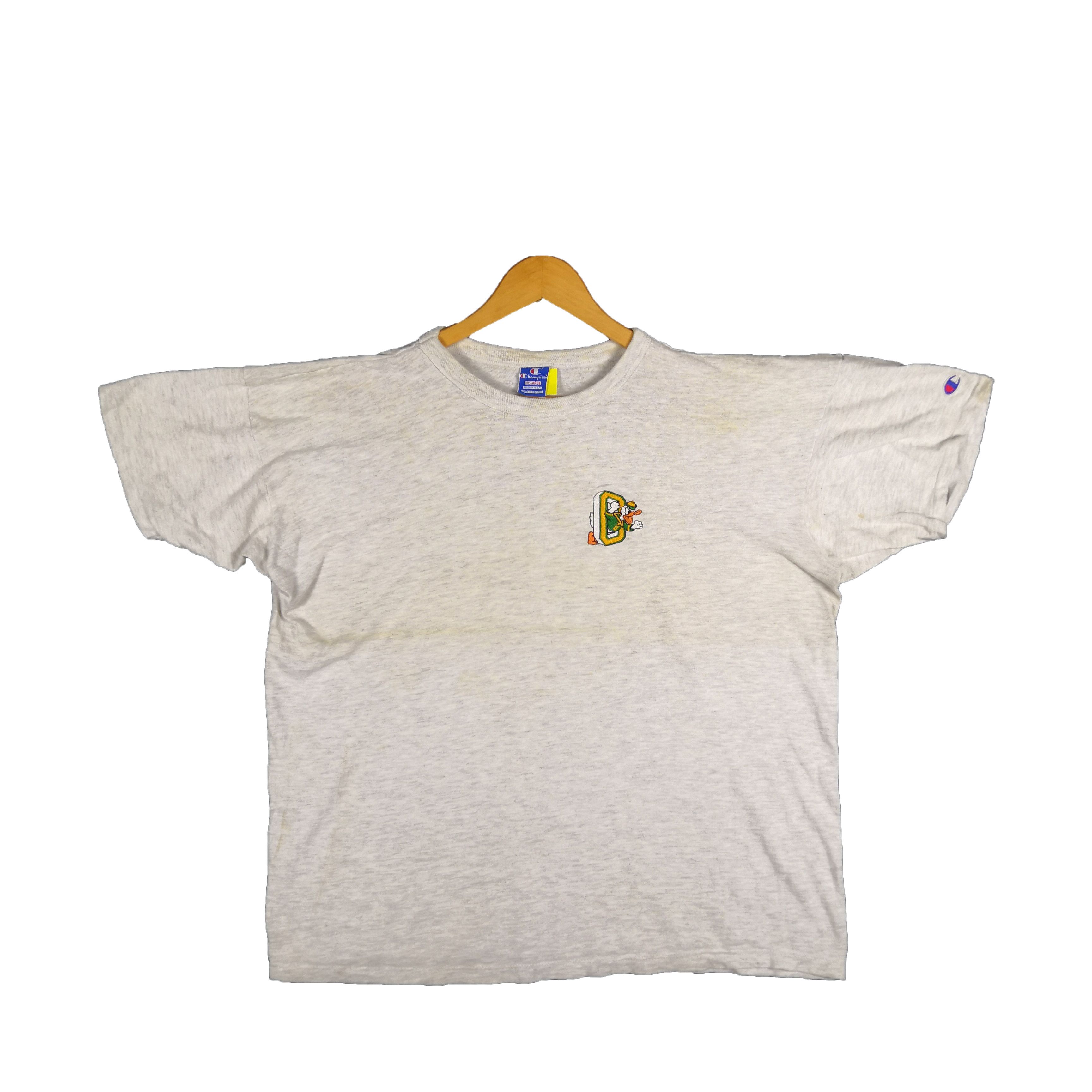 Champion Vintage 90's Champion T-Shirt Univ Oregon Duck NCAA Tees Size US XL / EU 56 / 4 - 1 Thumbnail