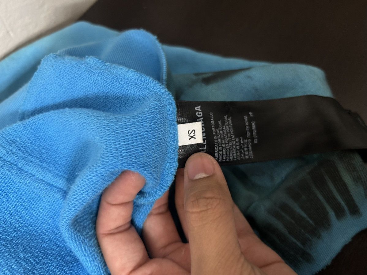 Balenciaga Balenciaga Blue Skater Hoodie Size US M / EU 48-50 / 2 - 6 Thumbnail
