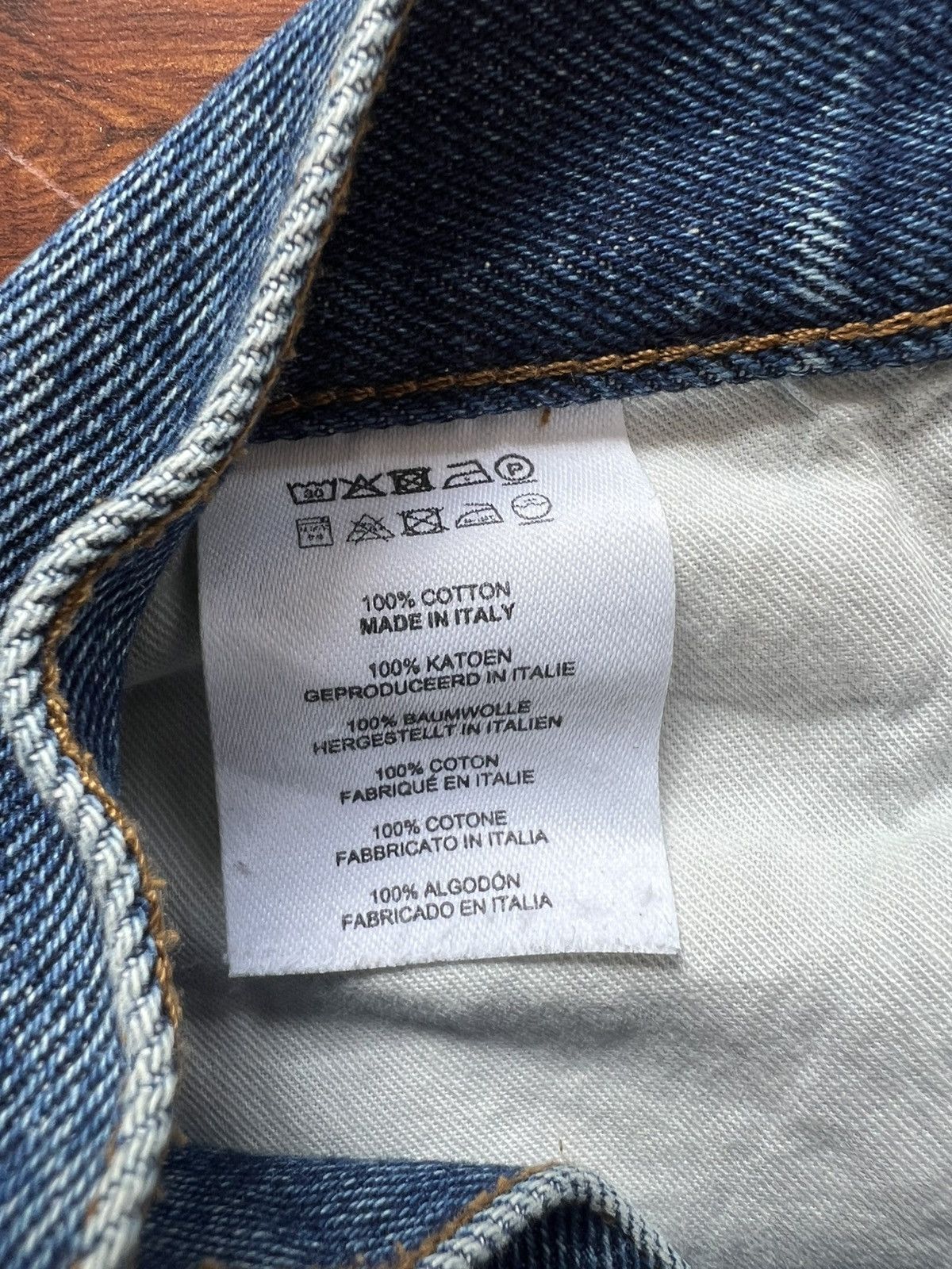Dries Van Noten Dries Van Noten Marble Wash Denim Size US 34 / EU 50 - 8 Thumbnail