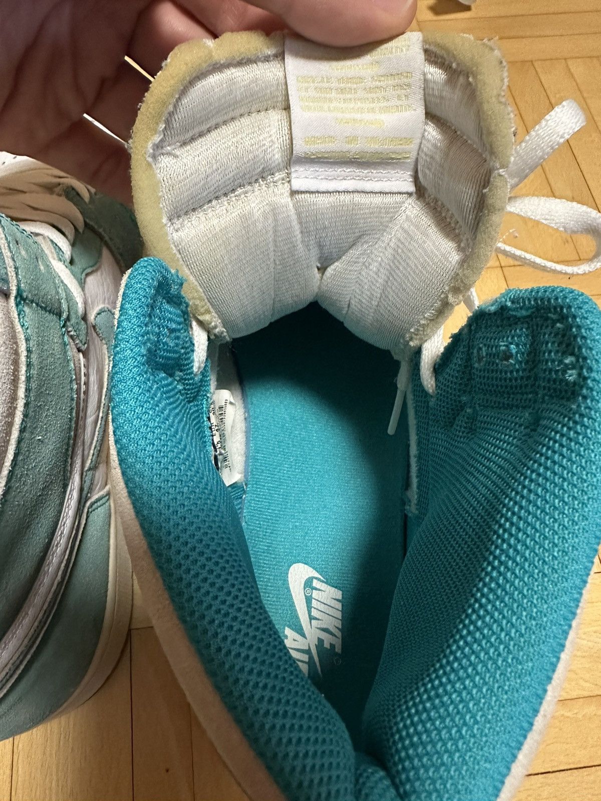 Nike Air jordan 1 Turbo Green Size US 12.5 / EU 45-46 - 12 Thumbnail
