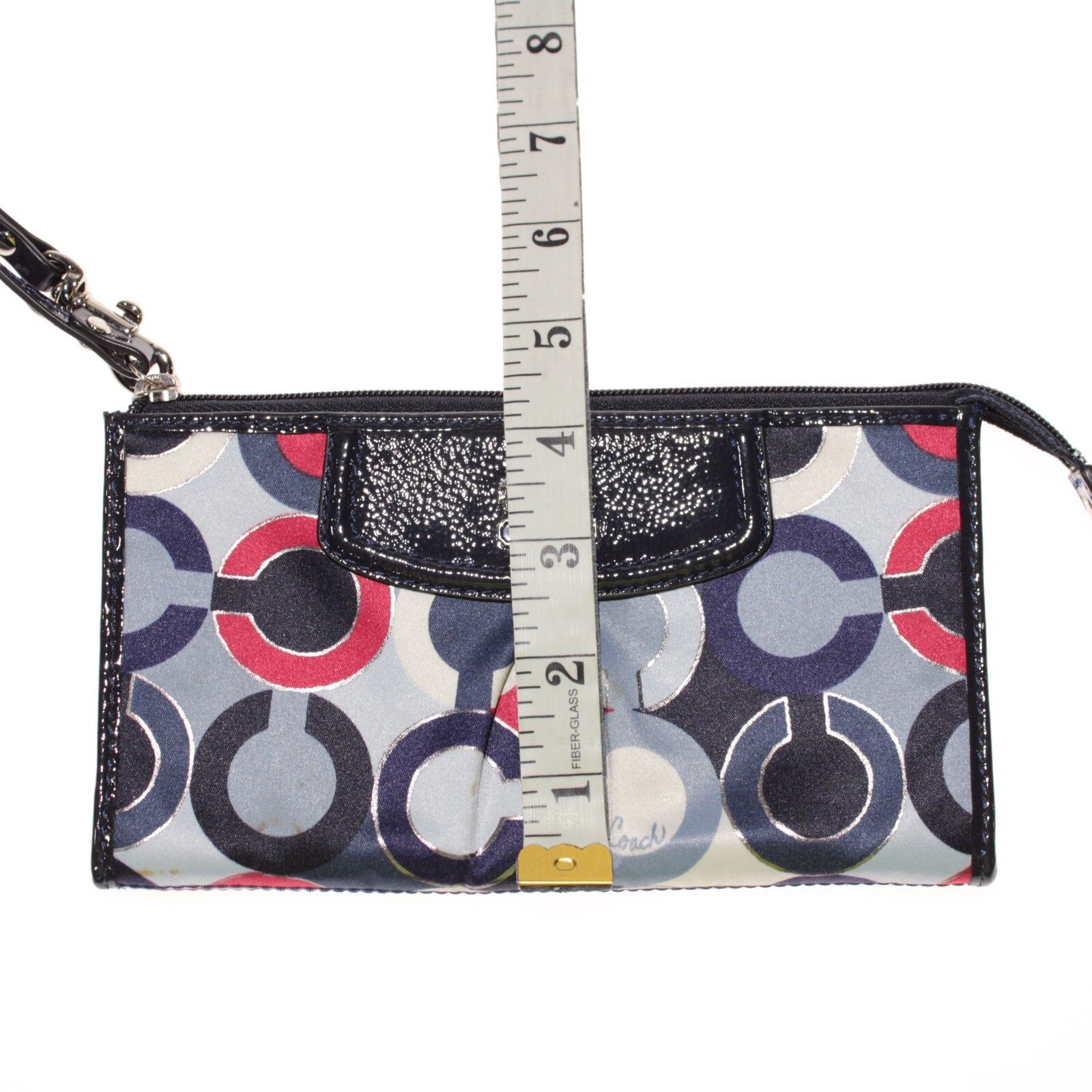 Coach Coach Wrislet / Clutch Purse in Blue / Red / White Logo Size ONE SIZE - 6 Thumbnail