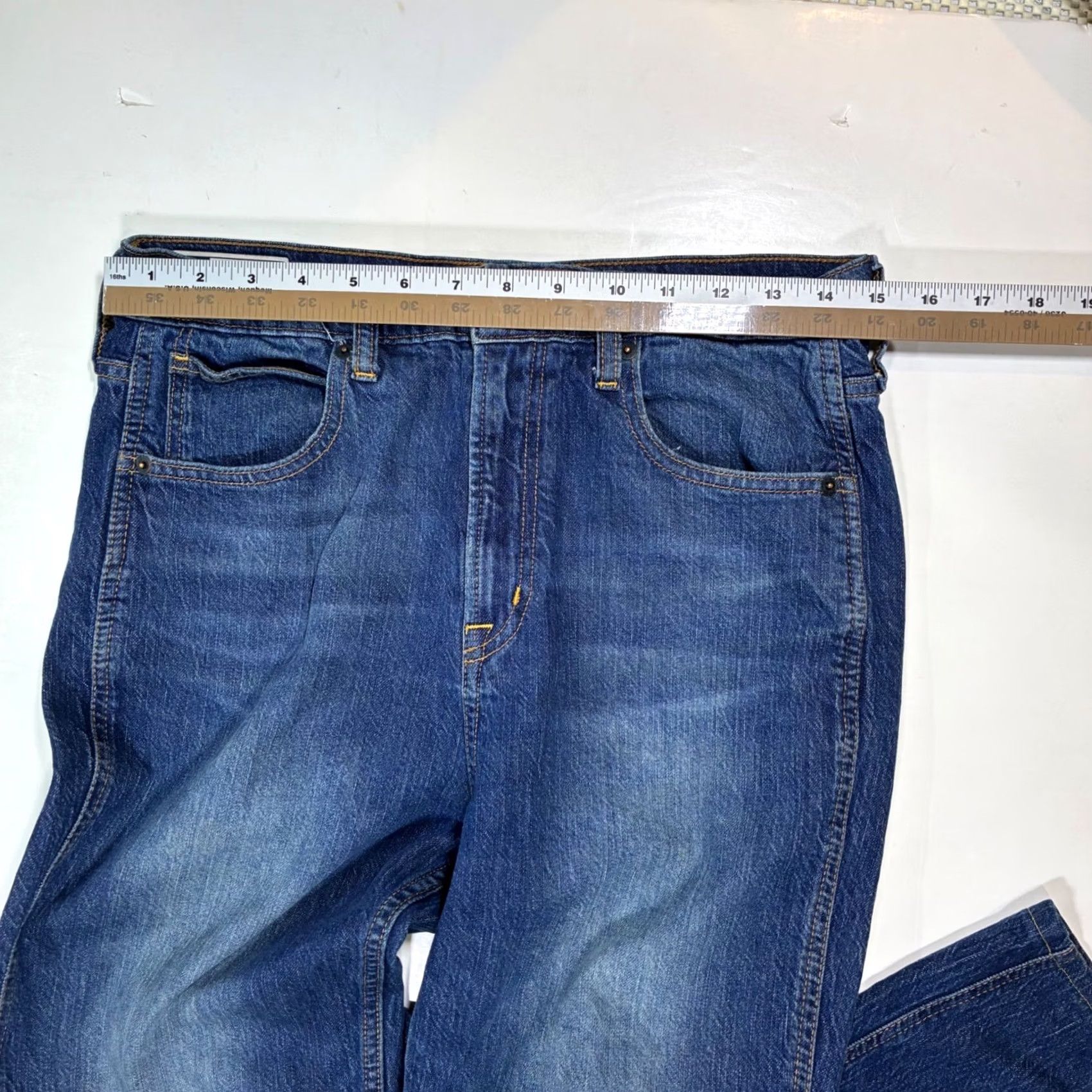 Gap VINTAGE GAP Jeans Woman Flare High Rise Width 28 Blue Denim Pants Distressed Pockets Zipper Button Modern Classics Mens? Size 28" / US 6 / IT 42 - 6 Thumbnail