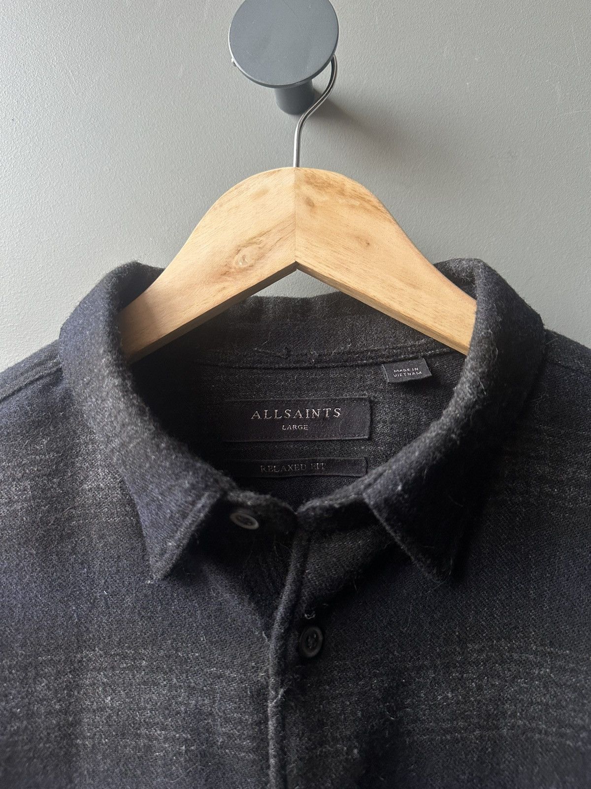 Allsaints Allsaints Newhalen LS Shirt Size L Size US L / EU 52-54 / 3 - 3 Thumbnail
