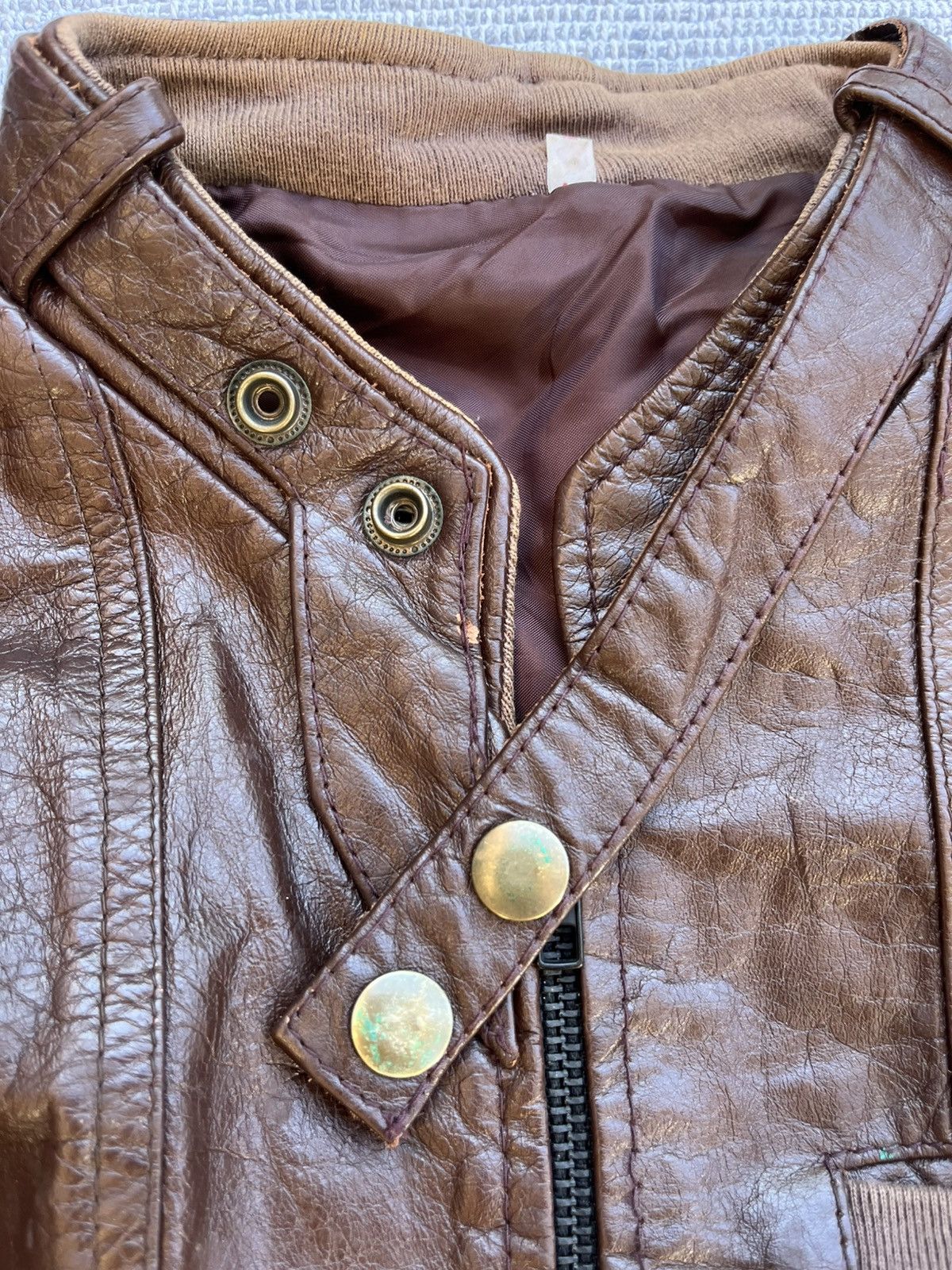 Vintage Vintage leather jacket Size US S / EU 44-46 / 1 - 5 Thumbnail