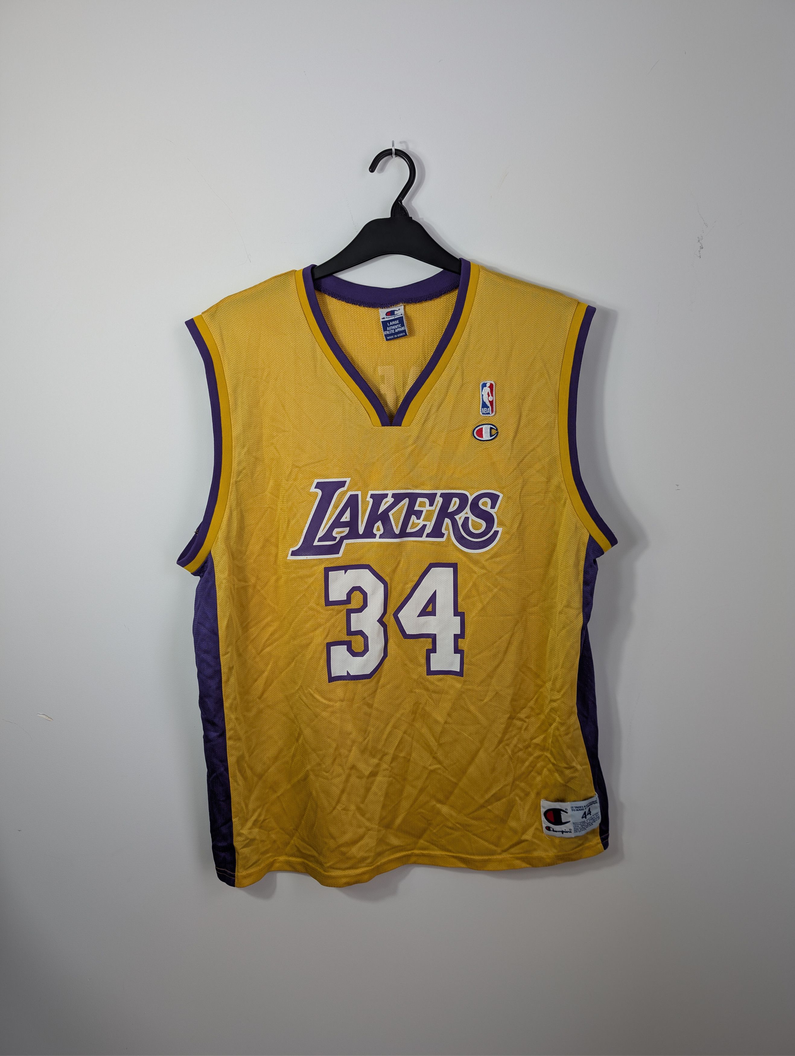 Champion Vintage Champion NBA Lakers O'Neal Jersey 90s Y2K Retro Size US L / EU 52-54 / 3 - 1 Thumbnail