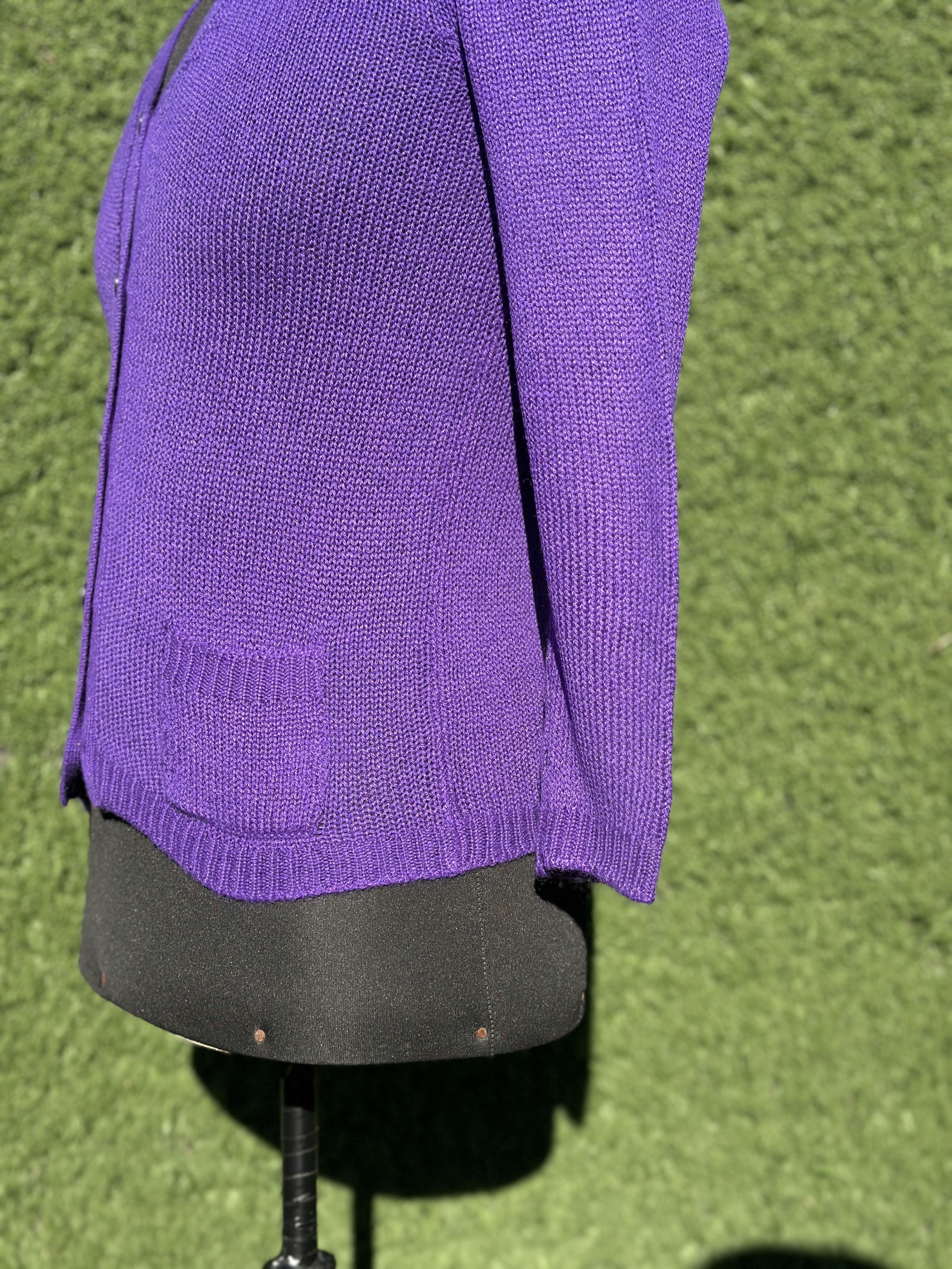 Prada Prada Cashmere V-Neck Button Cardigan Elbow Patches IT40 Size S / US 4 / IT 40 - 8 Thumbnail