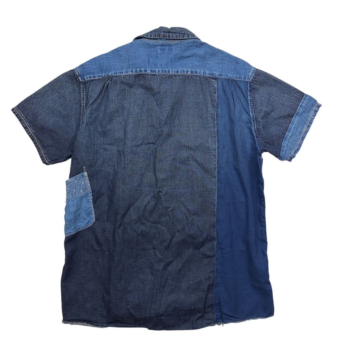 Kapital Boro Patchwork S/S Button Up Size US M / EU 48-50 / 2 - 2 Thumbnail