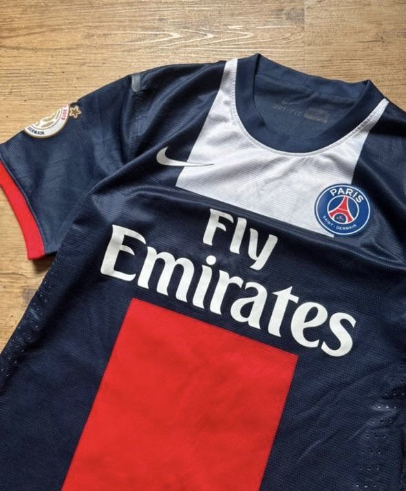 Nike PSG Ibrahimović #10 Jersey 2014 Home Shirt Size US L / EU 52-54 / 3 - 2 Thumbnail