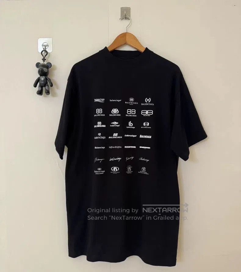Balenciaga Balenciaga Logo Collection Short Sleeve Tee. Size US L / EU 52-54 / 3 - 1 Thumbnail