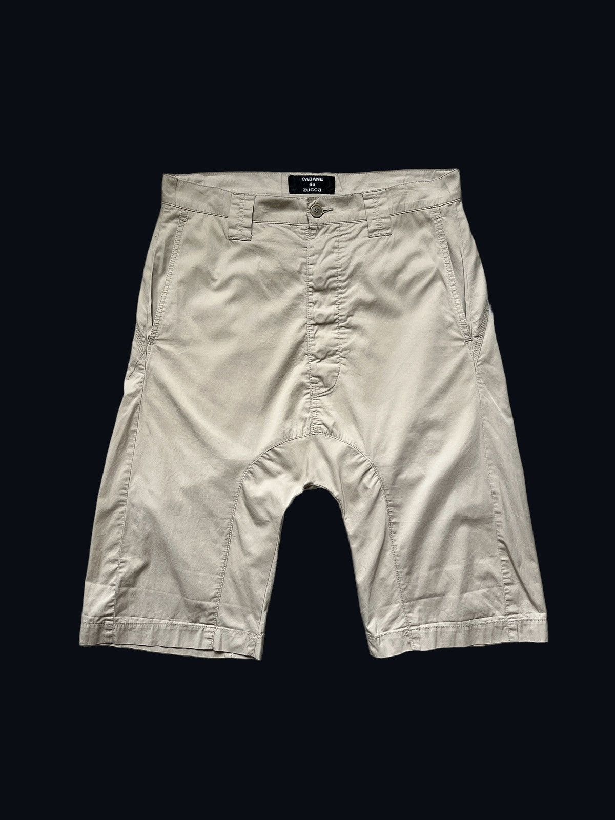 CABANE de ZUCCa Vintage Cabane de Zucca Drop Crotch Shorts Size US 33 - 1 Thumbnail