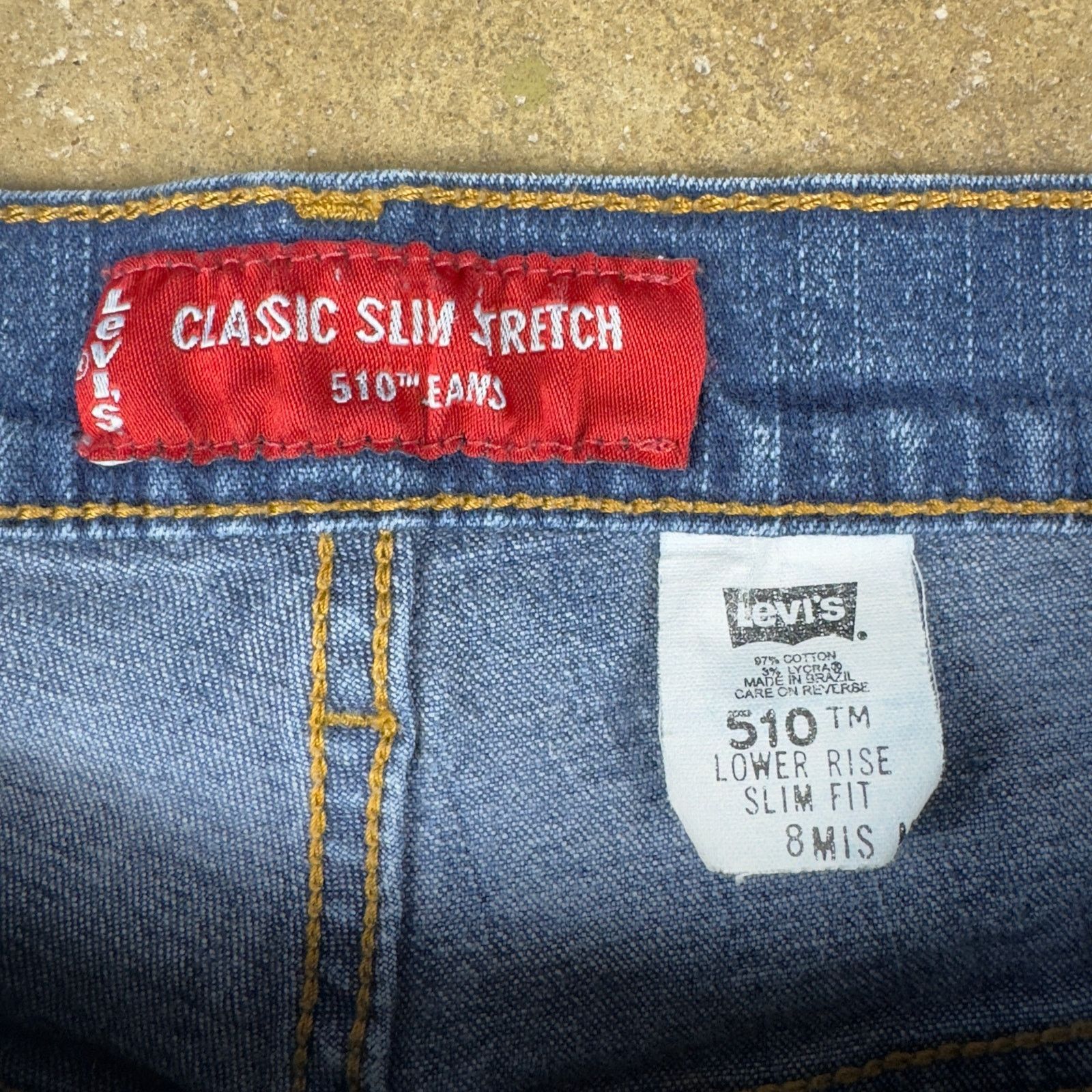Levi's Y2K Levi’s 510 Classic Slim Stretch Women’s Jeans 8 Low Rise Size 30" / US 8 / IT 44 - 4 Thumbnail