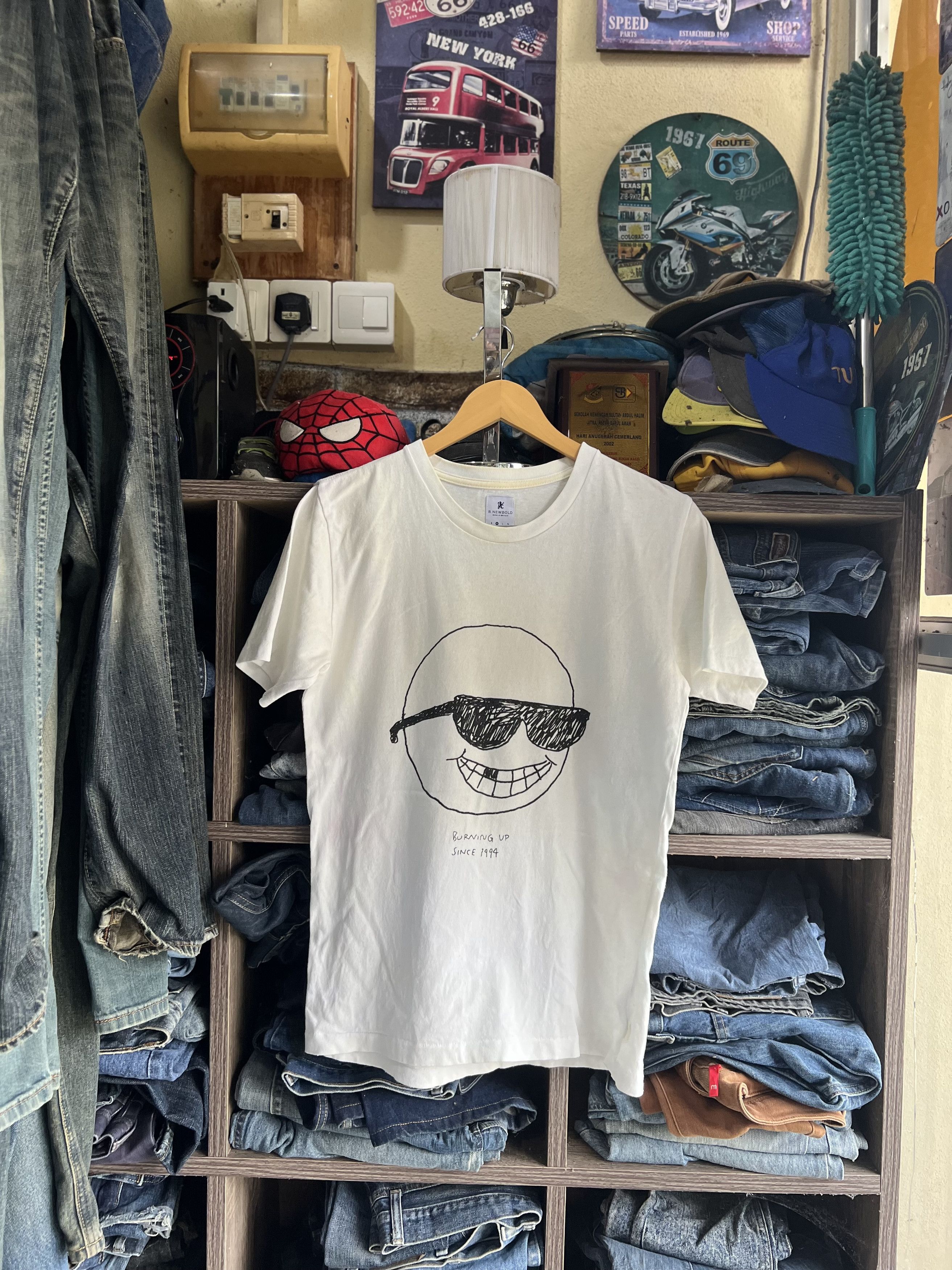 R.Newbold 🔥R. Newbold Burning Up Since 94 Tee Size US S / EU 44-46 / 1 - 17 Thumbnail